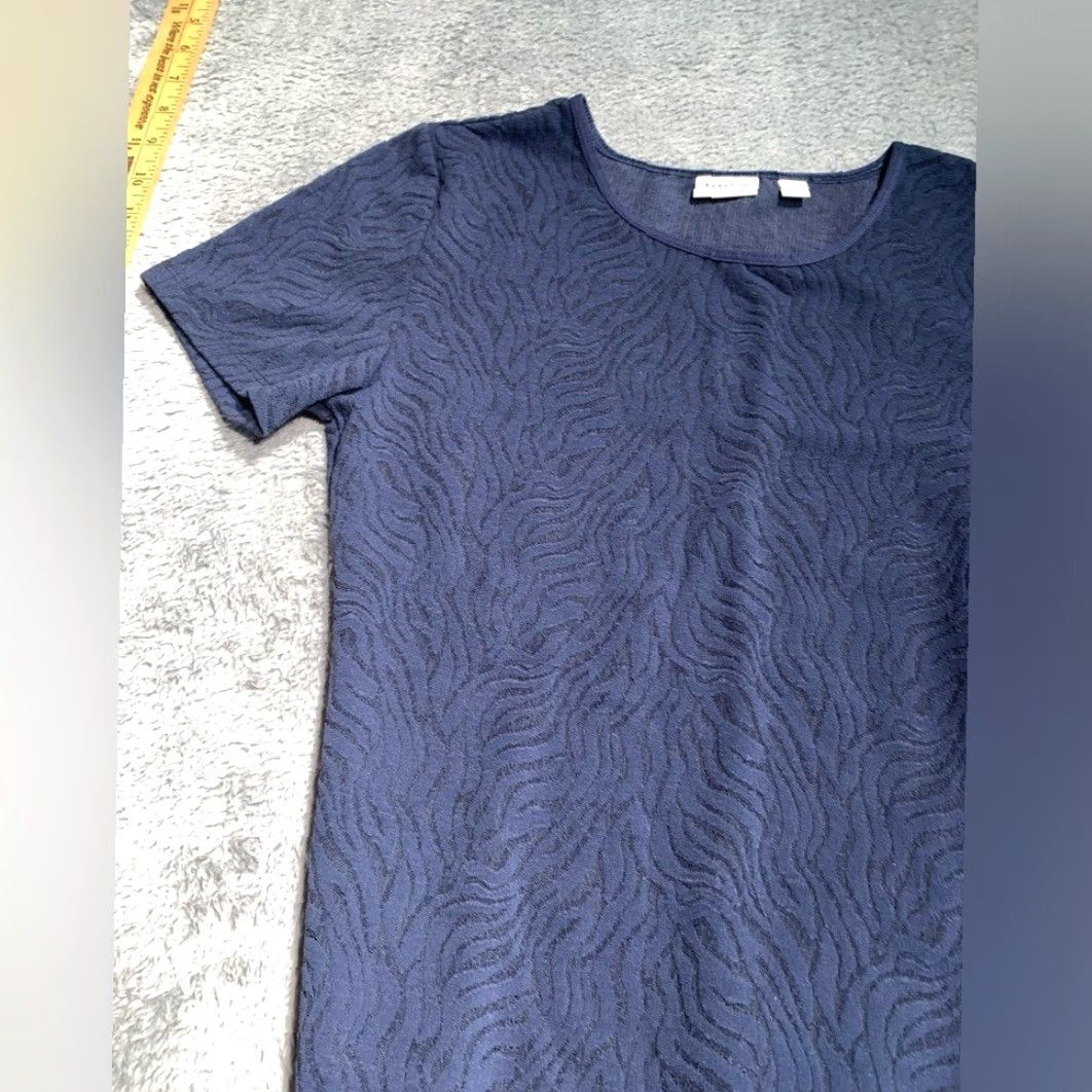 Vintage Babaton Bodysuit One Piece Navy Blue Textured M Women Medium Size M / US 6-8 / IT 42-44 - 3 Thumbnail