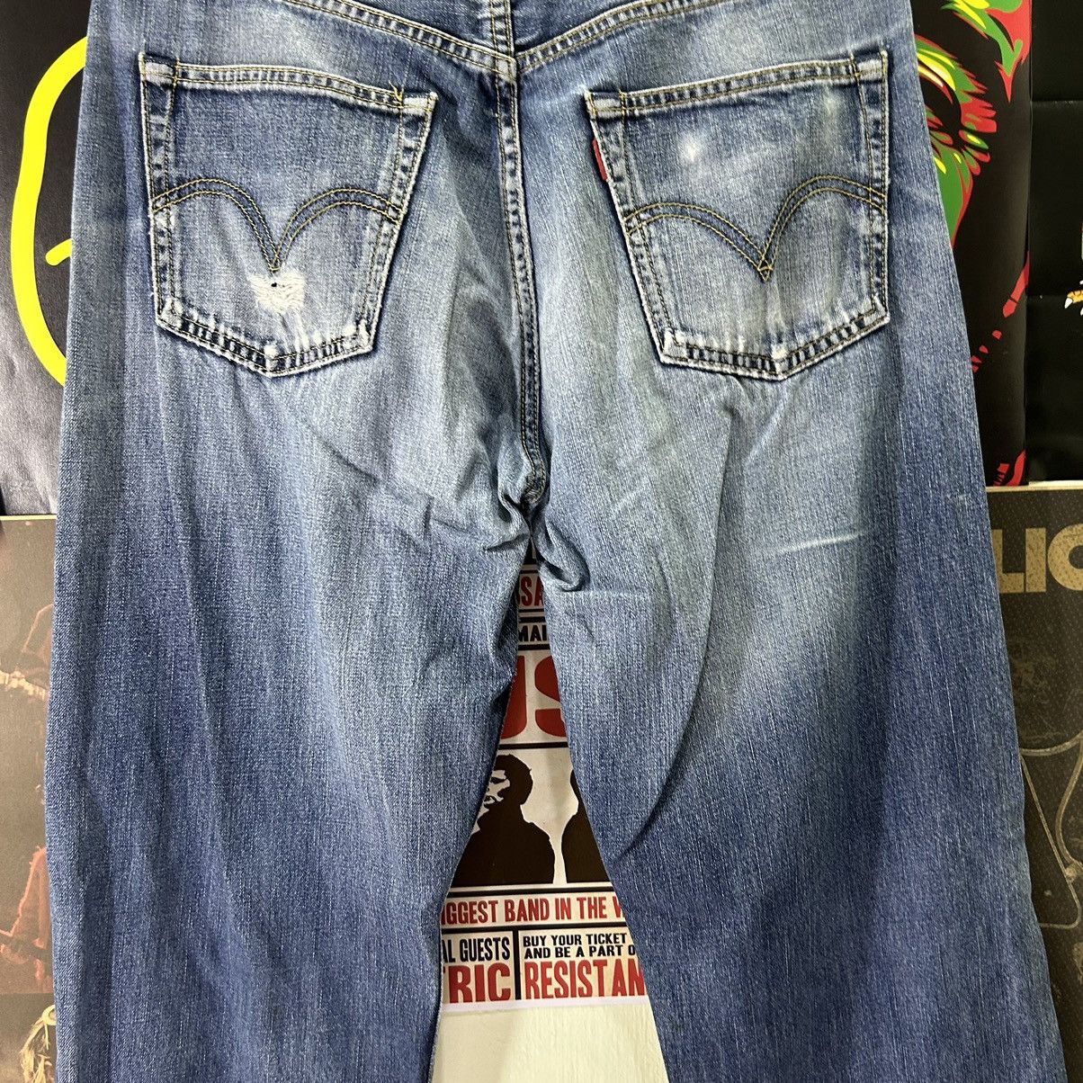 Levi's Vintage Levi’s 503 Japanese Distressed Denim Size US 34 / EU 50 - 10 Thumbnail