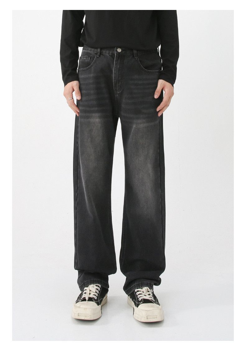 Japanese Brand Japanese washed retro straight loose casual jeans Size US 32 / EU 48 - 1 Thumbnail