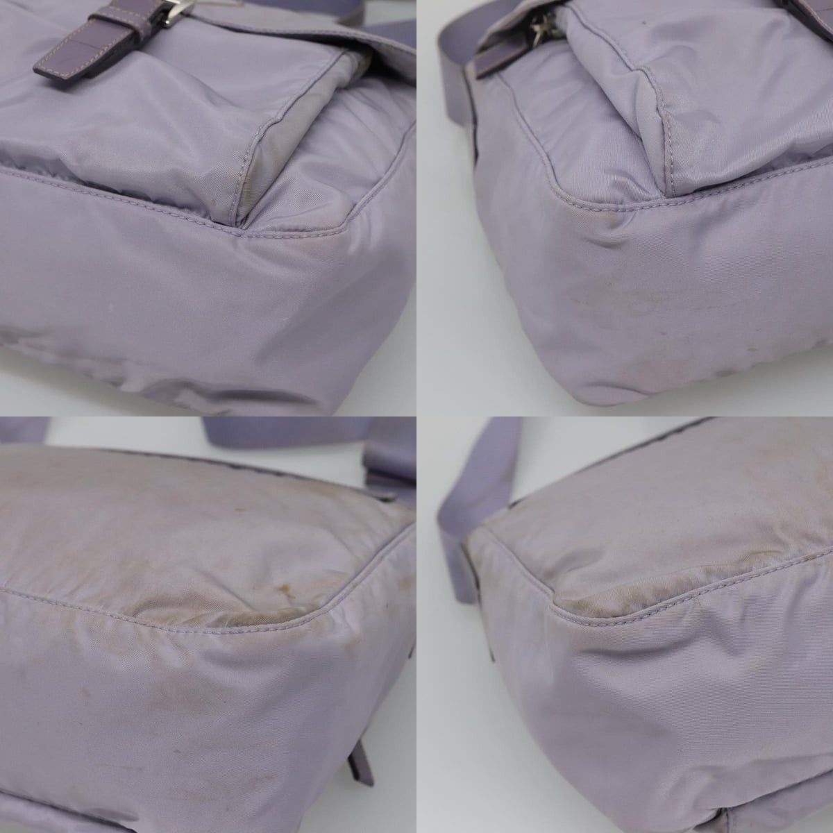 Prada PRADA Shoulder Bag Nylon Purple Silver Size ONE SIZE - 10 Thumbnail