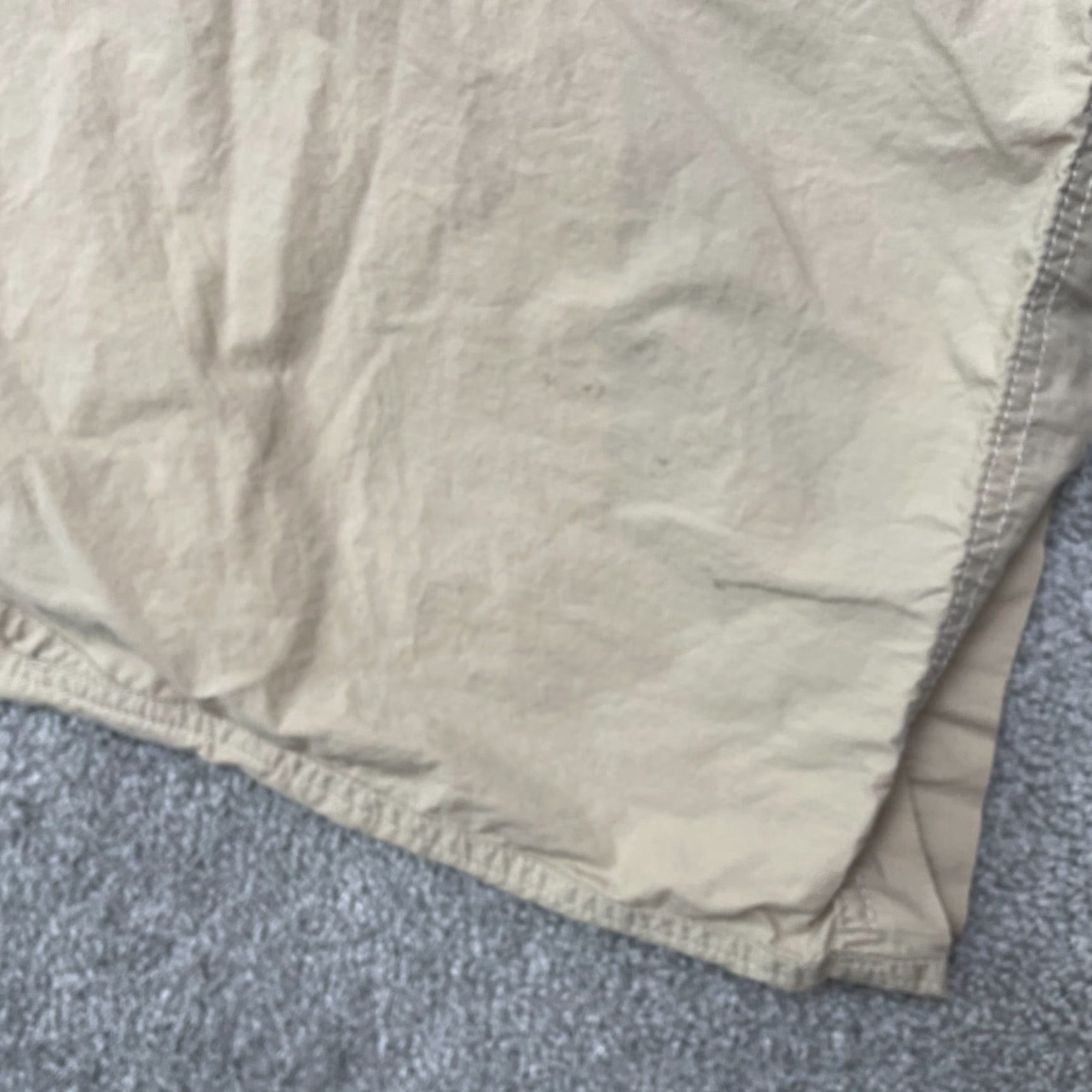 Vintage Columbia Chino Shorts Mens 42x8 Beige Pockets 100% Cotton Casual Outdoor Fish Size US 42 / EU 58 - 6 Thumbnail