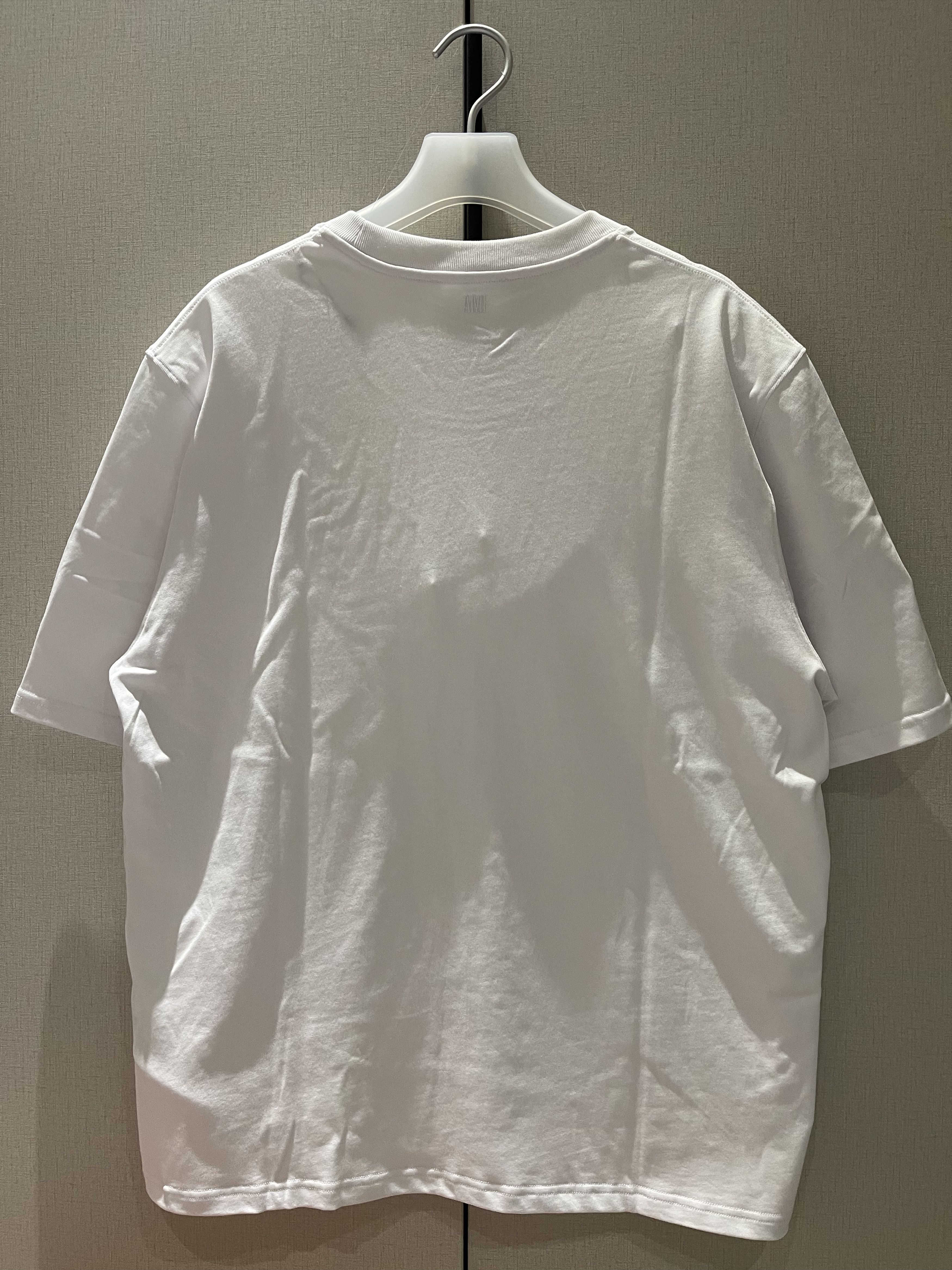 AMI AMI Red Heart Logo Short Sleeve T-Shirt Size US M / EU 48-50 / 2 - 2 Thumbnail