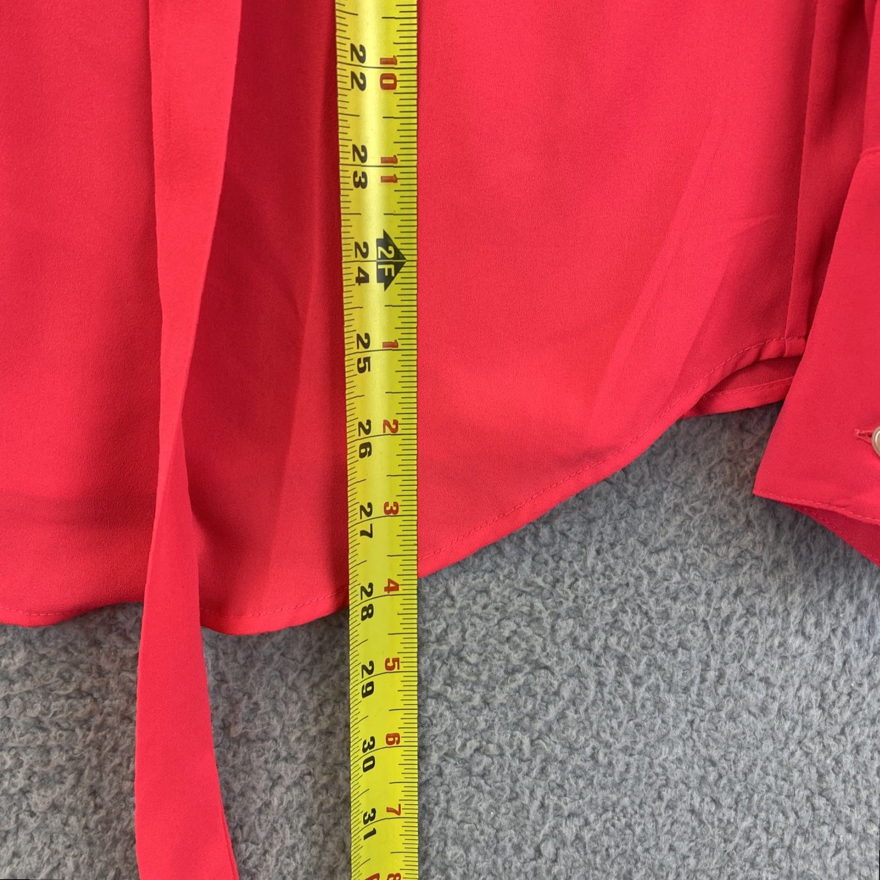 Banana Republic Banana Republic Women's Magenta Tunic Blouse Long Sleeve M V neck /64-14 Size M / US 6-8 / IT 42-44 - 6 Thumbnail