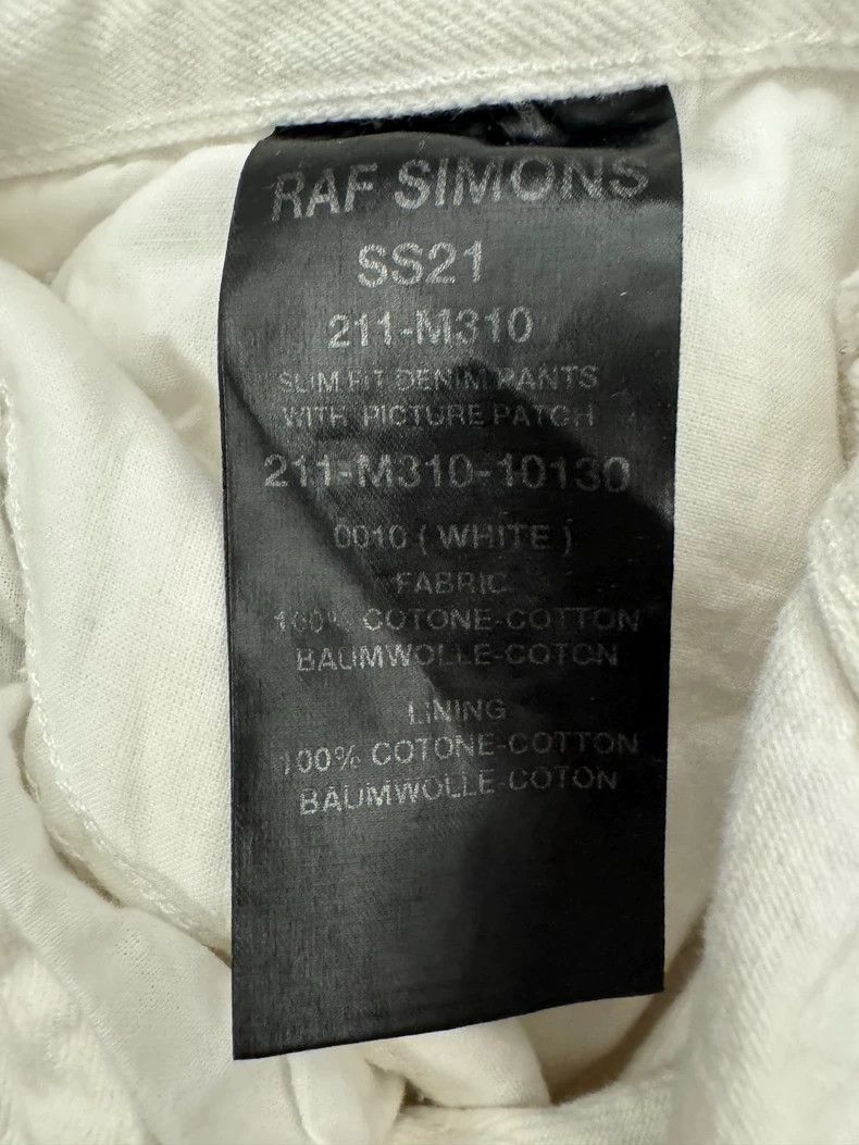 Raf Simons Raf simons SS21 white jeans Size US 29 - 9 Thumbnail