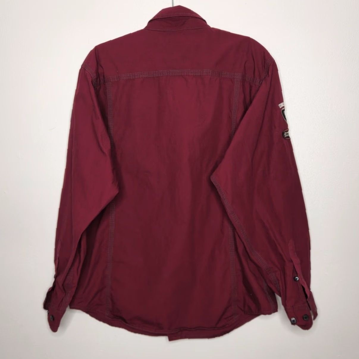 Harley Davidson VINTAGE Harley Davidson Shirt Mens Large Long Sleeve Red HD Biker Size US L / EU 52-54 / 3 - 5 Thumbnail