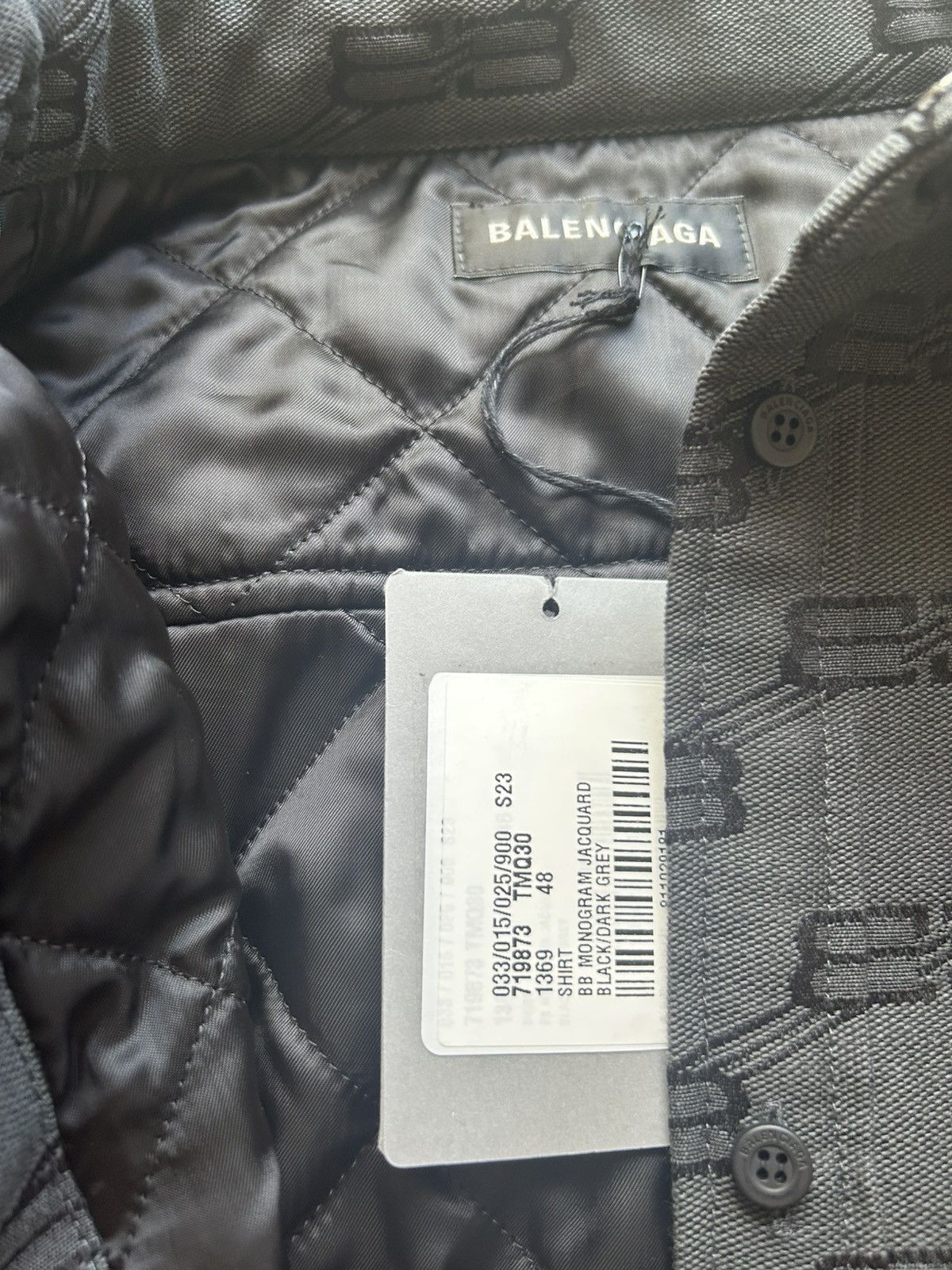Balenciaga BB MONOGRAM MULTI-LOGO PADDED JACKET Size US M / EU 48-50 / 2 - 4 Thumbnail