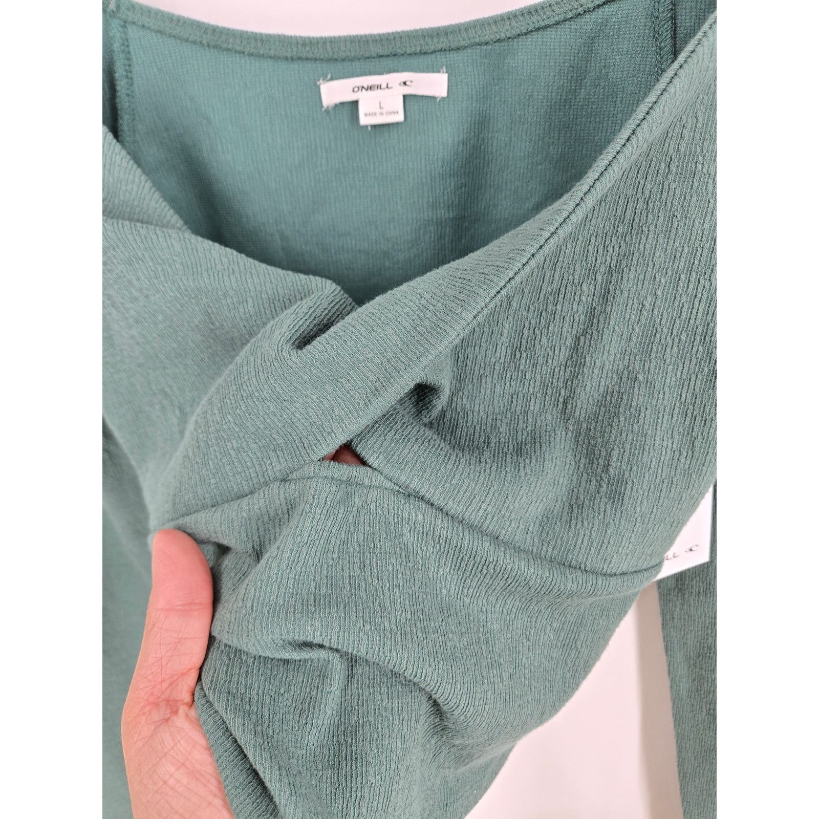 O'Neill NEW O'Neill Kristina Silver Pine Long Sleeve Center Twist XL Size XL / US 12-14 / IT 48-50 - 8 Thumbnail