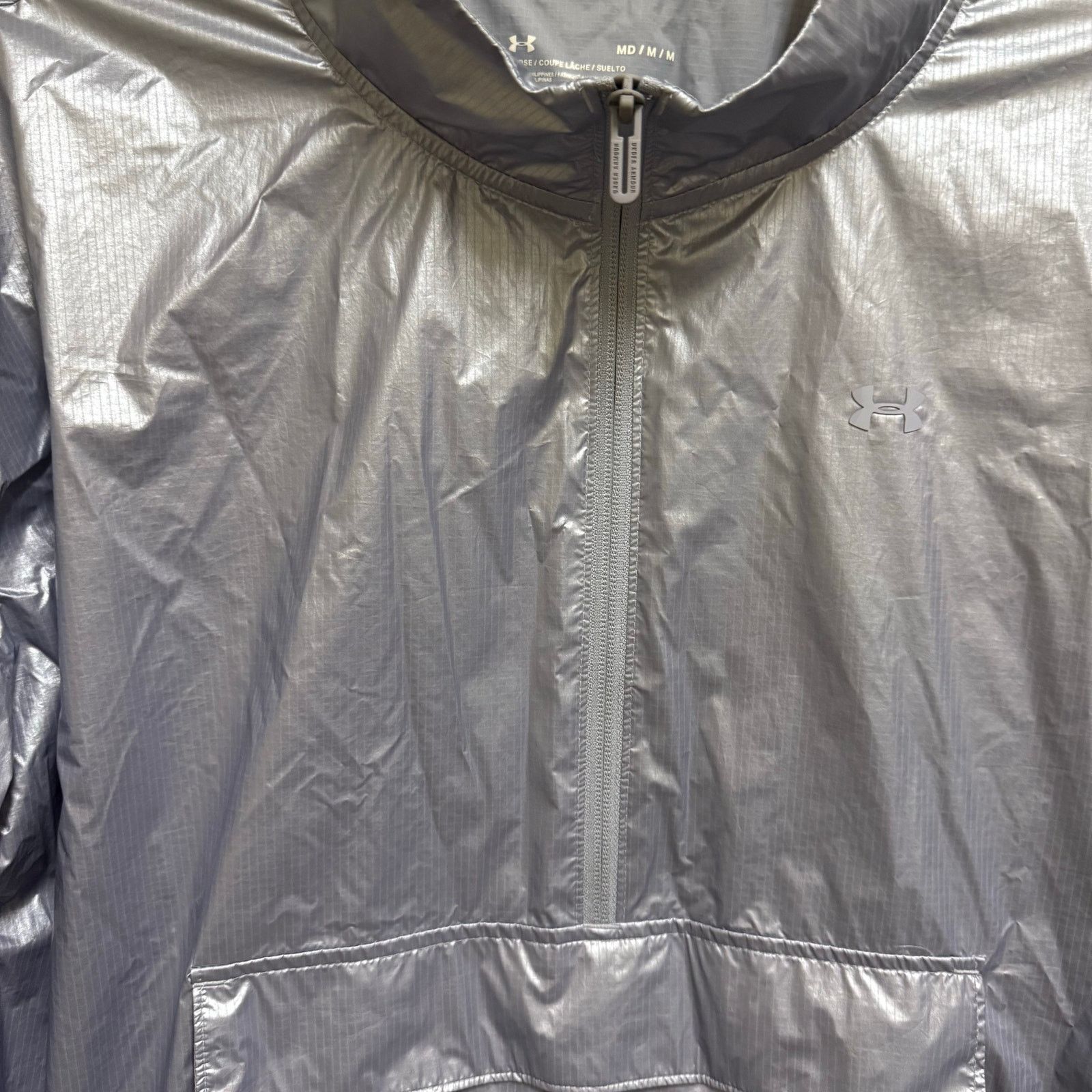 Under Armour Under Armour Womens Blue Silver Anorak Pullover Jacket M Size M / US 6-8 / IT 42-44 - 9 Thumbnail