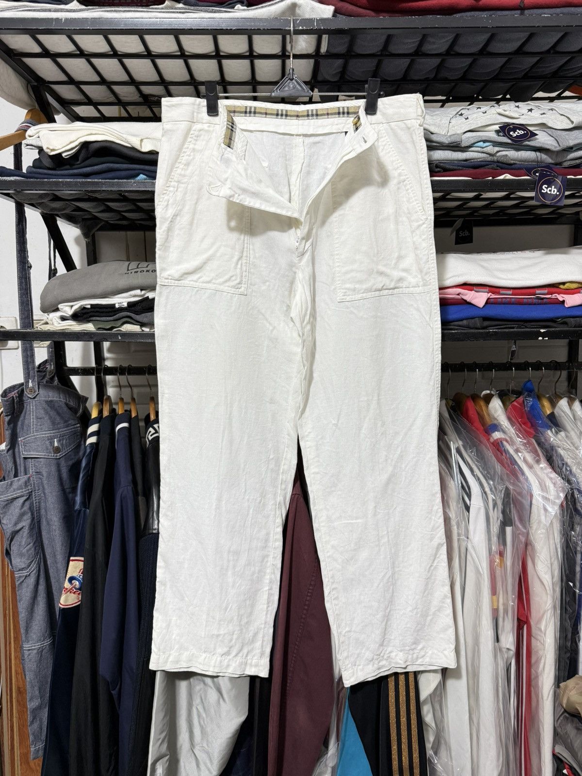 Burberry Burberry fatigue white longpants Size US 30 / EU 46 - 2 Thumbnail