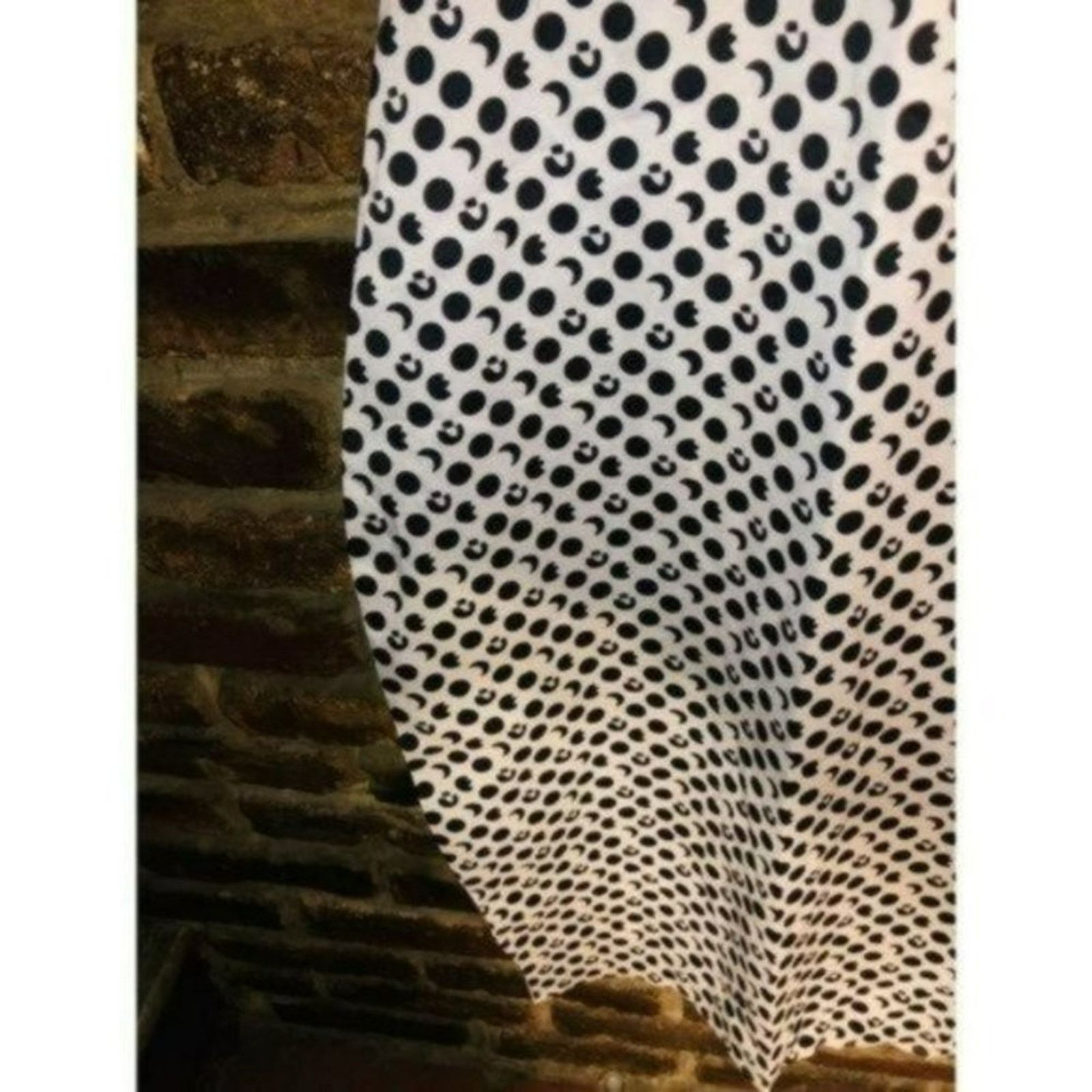 Other MISSLOOK Black White Geometric Short Sleeve Dress Medium Size M / US 6-8 / IT 42-44 - 5 Thumbnail