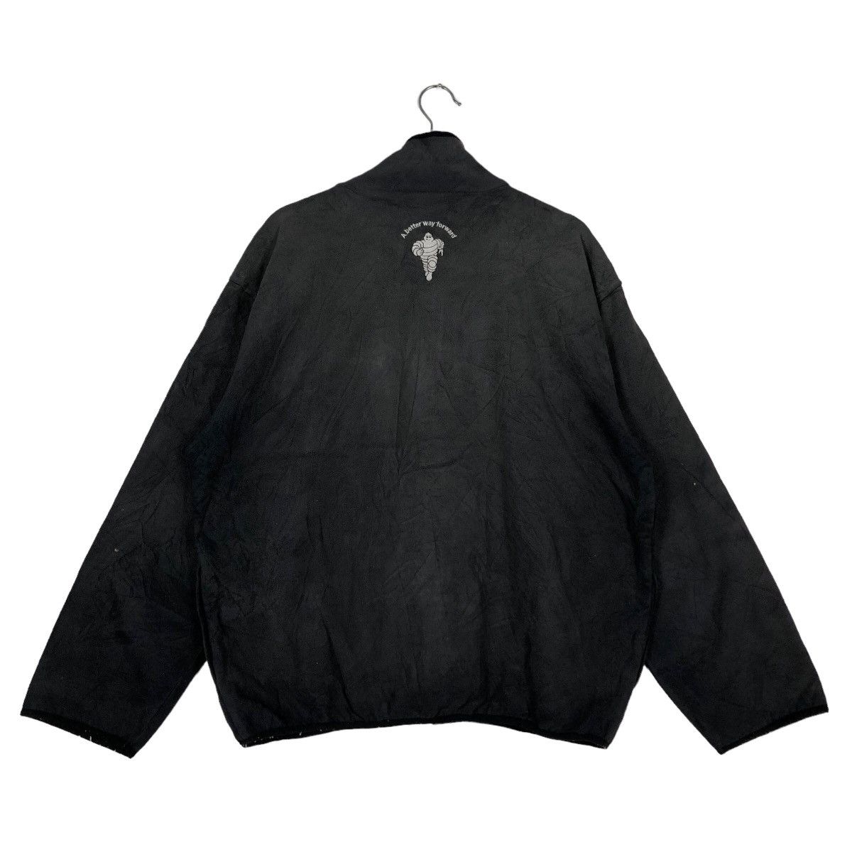 Japanese Brand 🔥Vintage Fleece Jacket Michelin Tyre Racing Big Logo Size US M / EU 48-50 / 2 - 8 Thumbnail