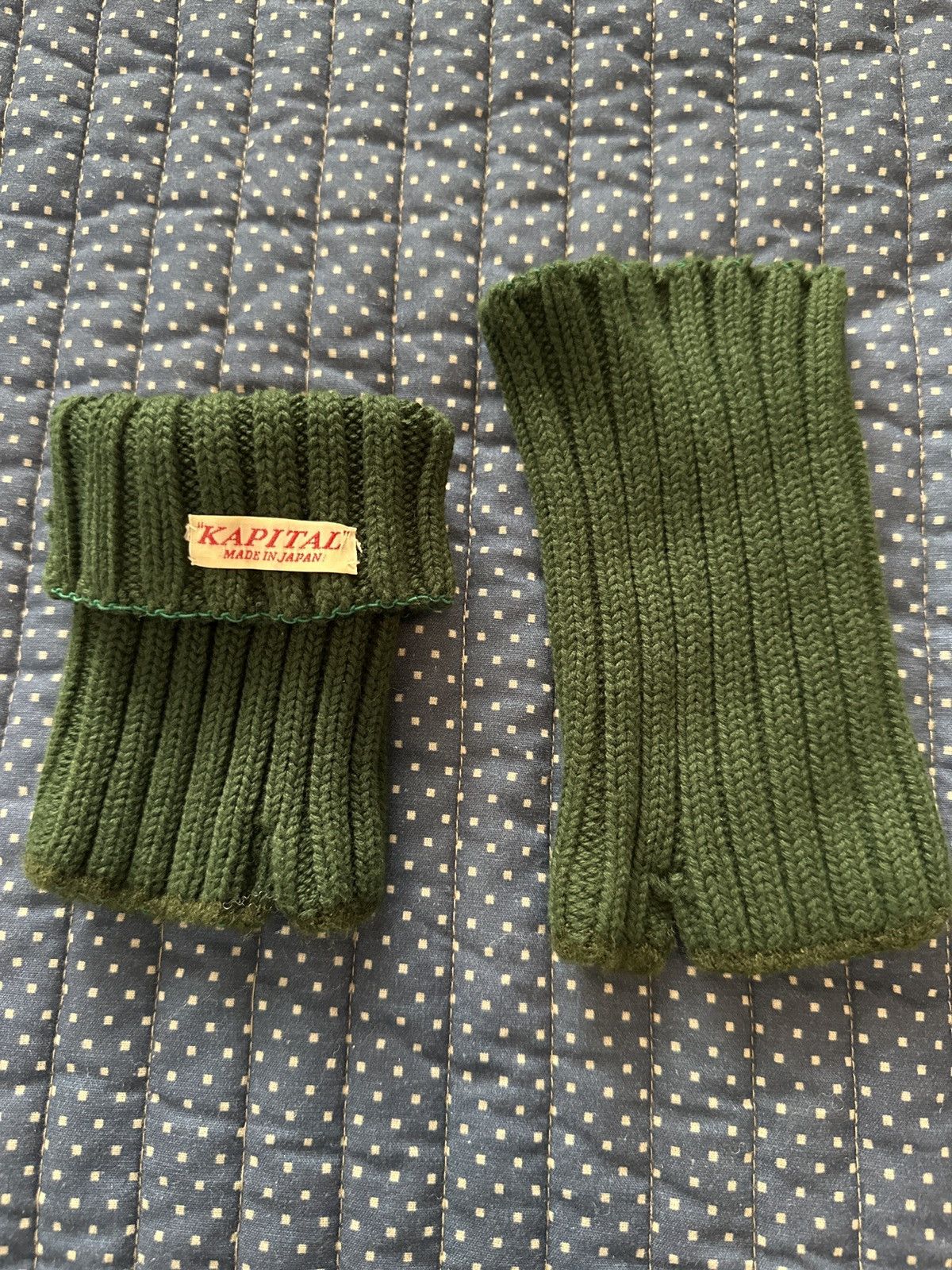 Kapital Kapital kountry wool knit fingerless gloves/mittens Size ONE SIZE - 1 Thumbnail