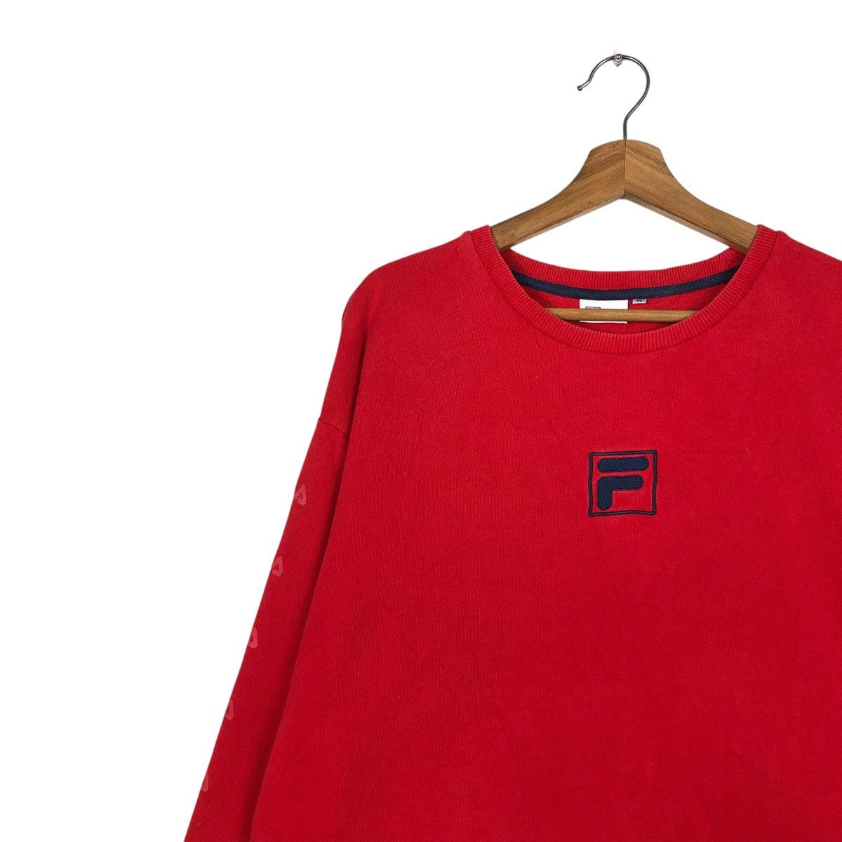 Japanese Brand 📌Vintage Sweatshirt Fila Centre Logo Big Logo Size US M / EU 48-50 / 2 - 8 Thumbnail