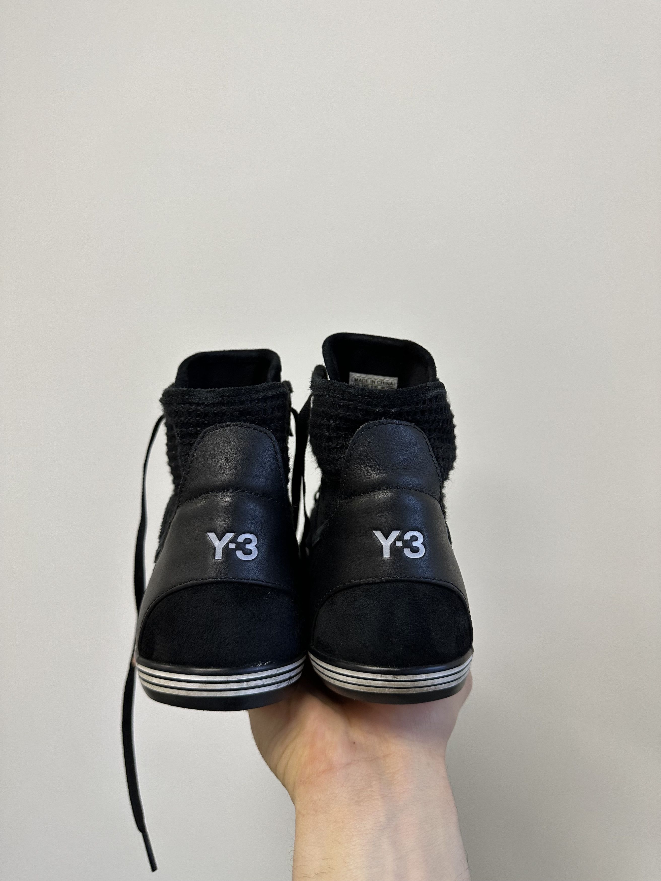 Adidas Y-3 Yohji Yamamoto Adidas Hi Top Sneakers 6004AC Size US 7.5 / IT 37.5 - 3 Thumbnail