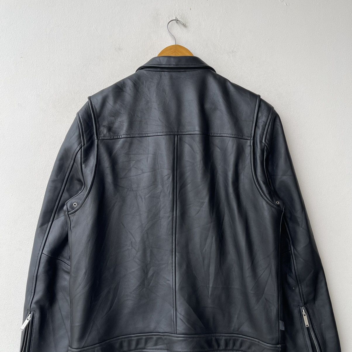 14th Addiction Archive AGINGCCC Lambskin Leather Single Rider Jacket Size US L / EU 52-54 / 3 - 8 Thumbnail