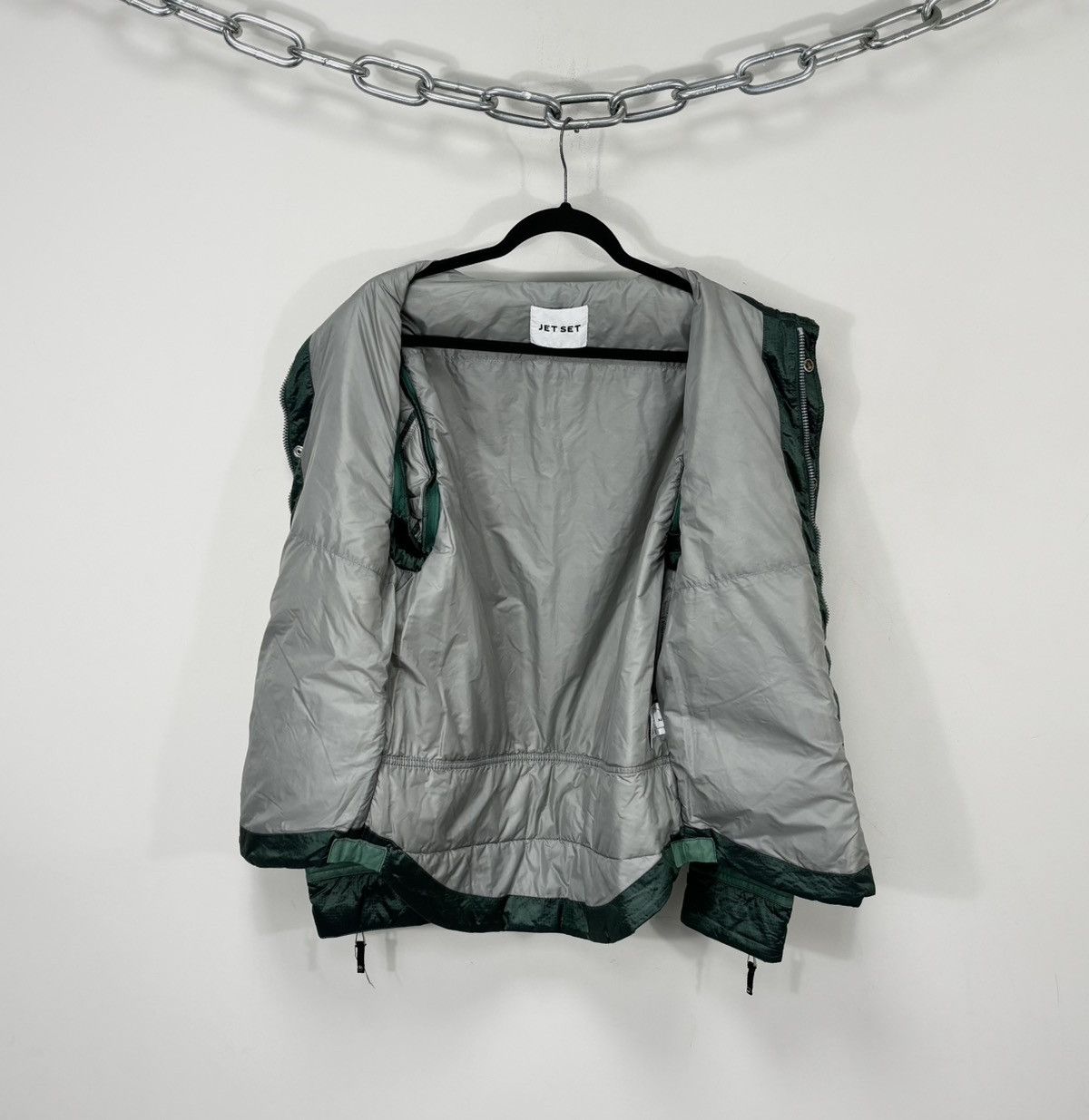 JET SET Jet Set 2 in 1 Zip Off Multipocket Green Outdoor Jacket Size US M / EU 48-50 / 2 - 3 Thumbnail