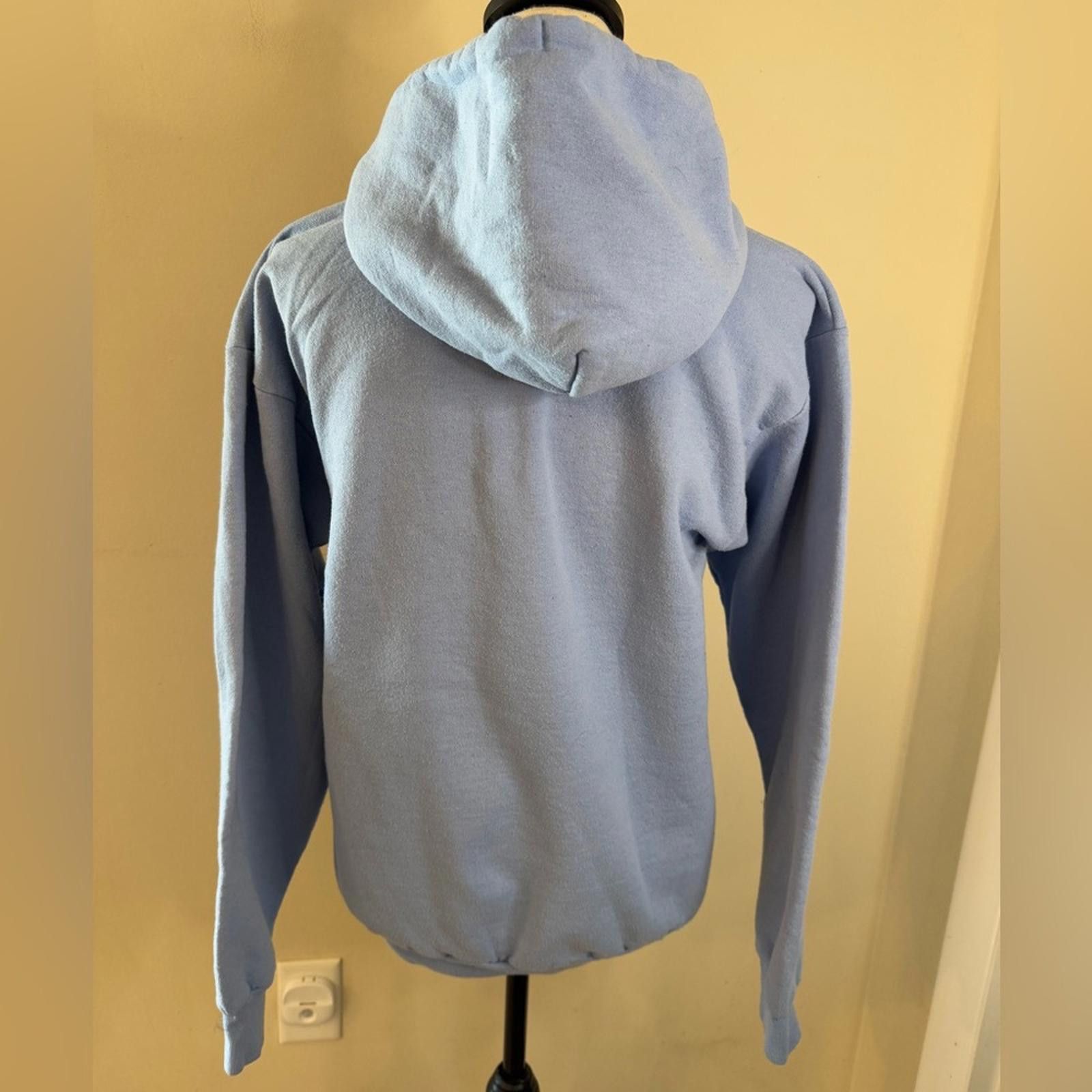 Other Port and Company blue funny graphic hoodie sweatshirt SZ SM Size S / US 4 / IT 40 - 5 Thumbnail