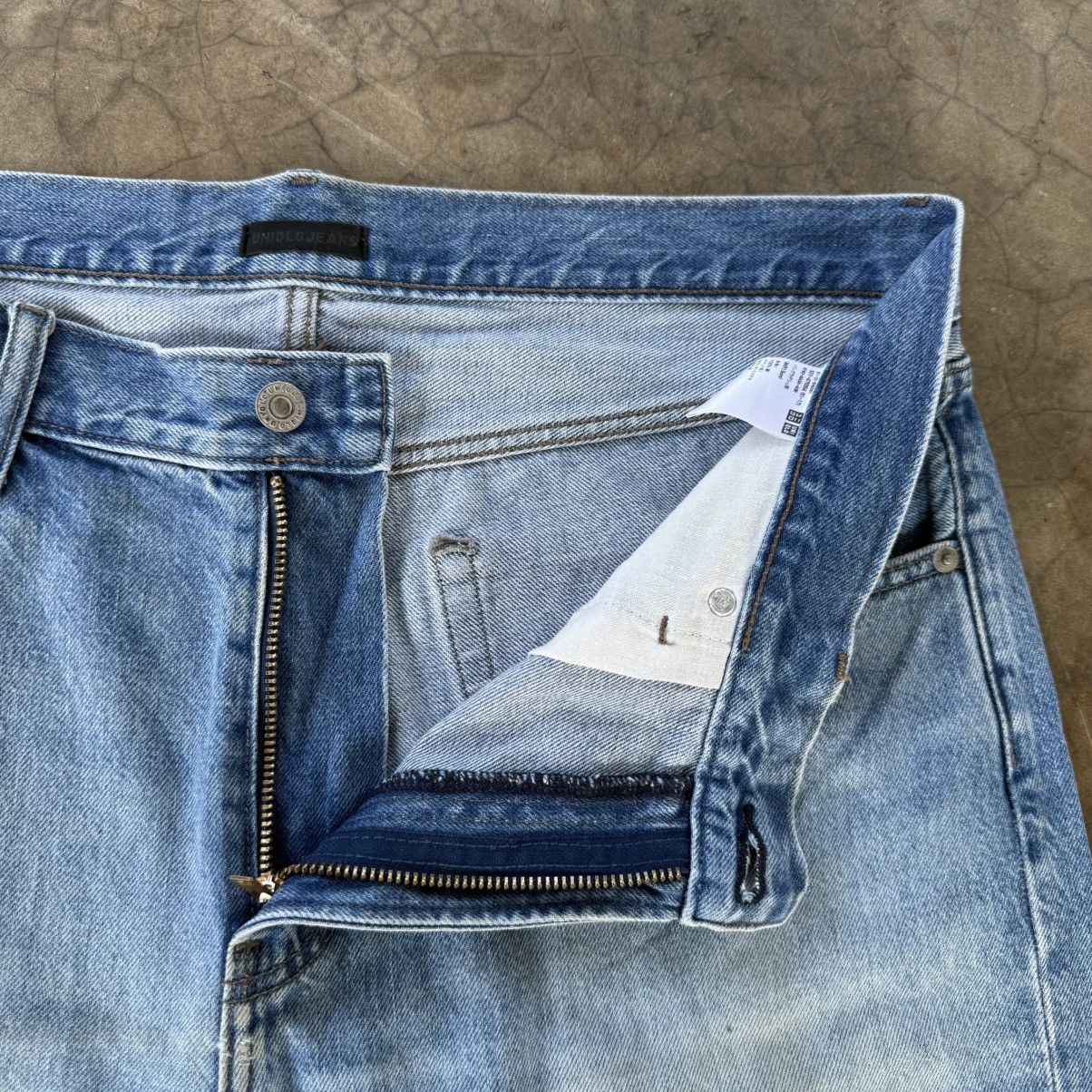 Japanese Brand W38x30.5 Vintage Japanese Brand Faded Denim Jean Size US 38 / EU 54 - 6 Thumbnail