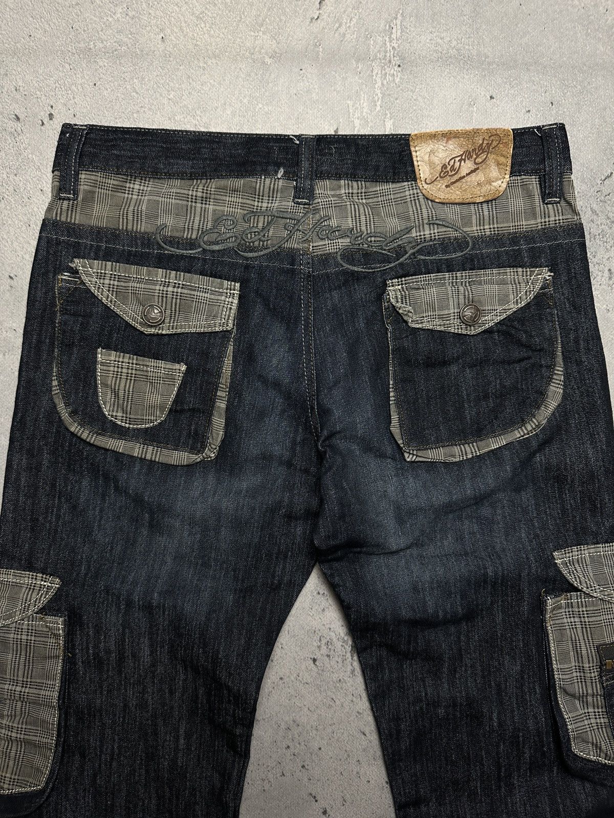 Ed Hardy Ed Hardy y2k Jeans Distressed Baggy Denim Washed Jeans 90s Size US 36 / EU 52 - 8 Thumbnail