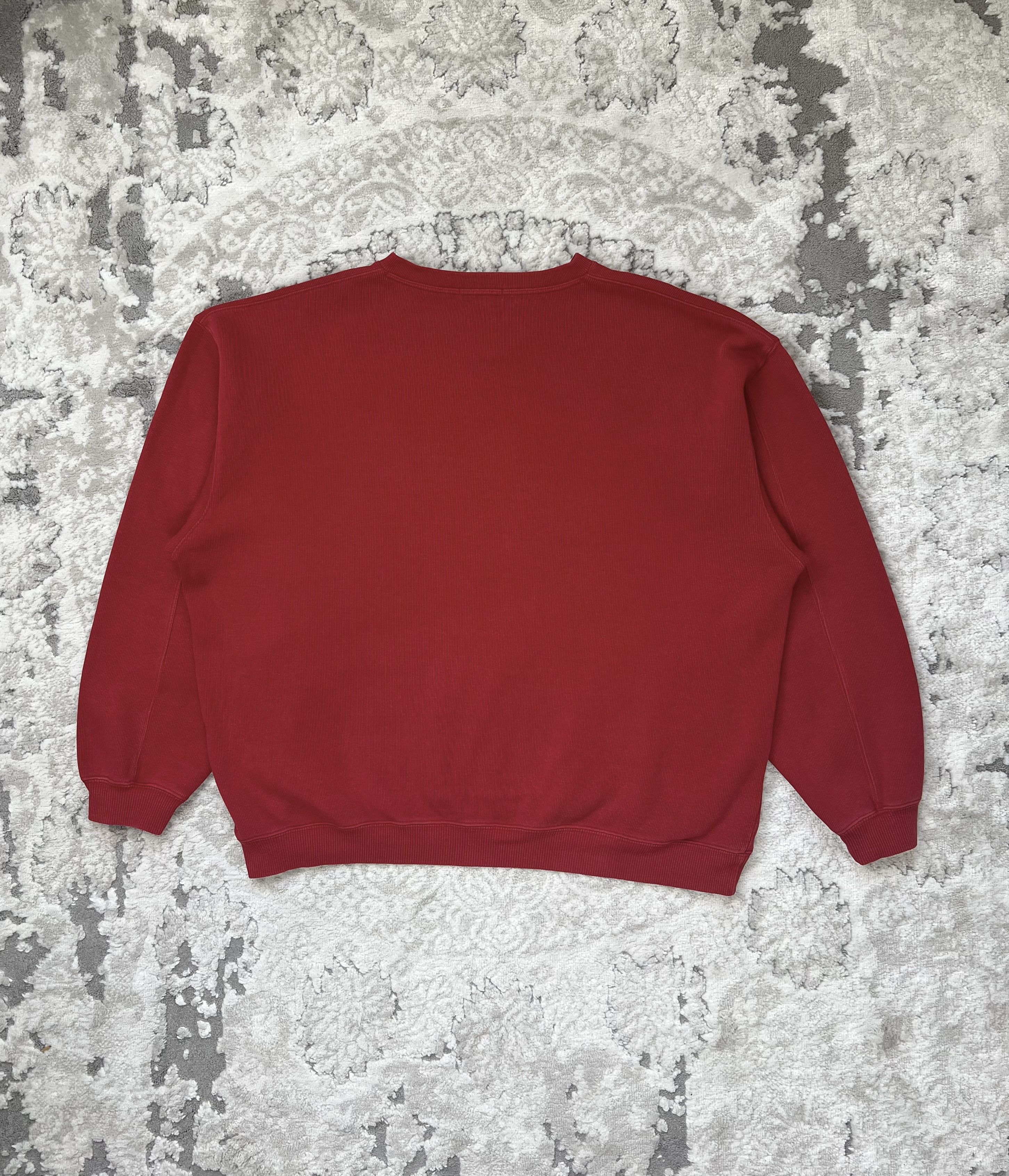 Gant × Vintage Vintage GANT V-Neck Cotton Sweater Red – 2000s – Size L Size US L / EU 52-54 / 3 - 7 Thumbnail