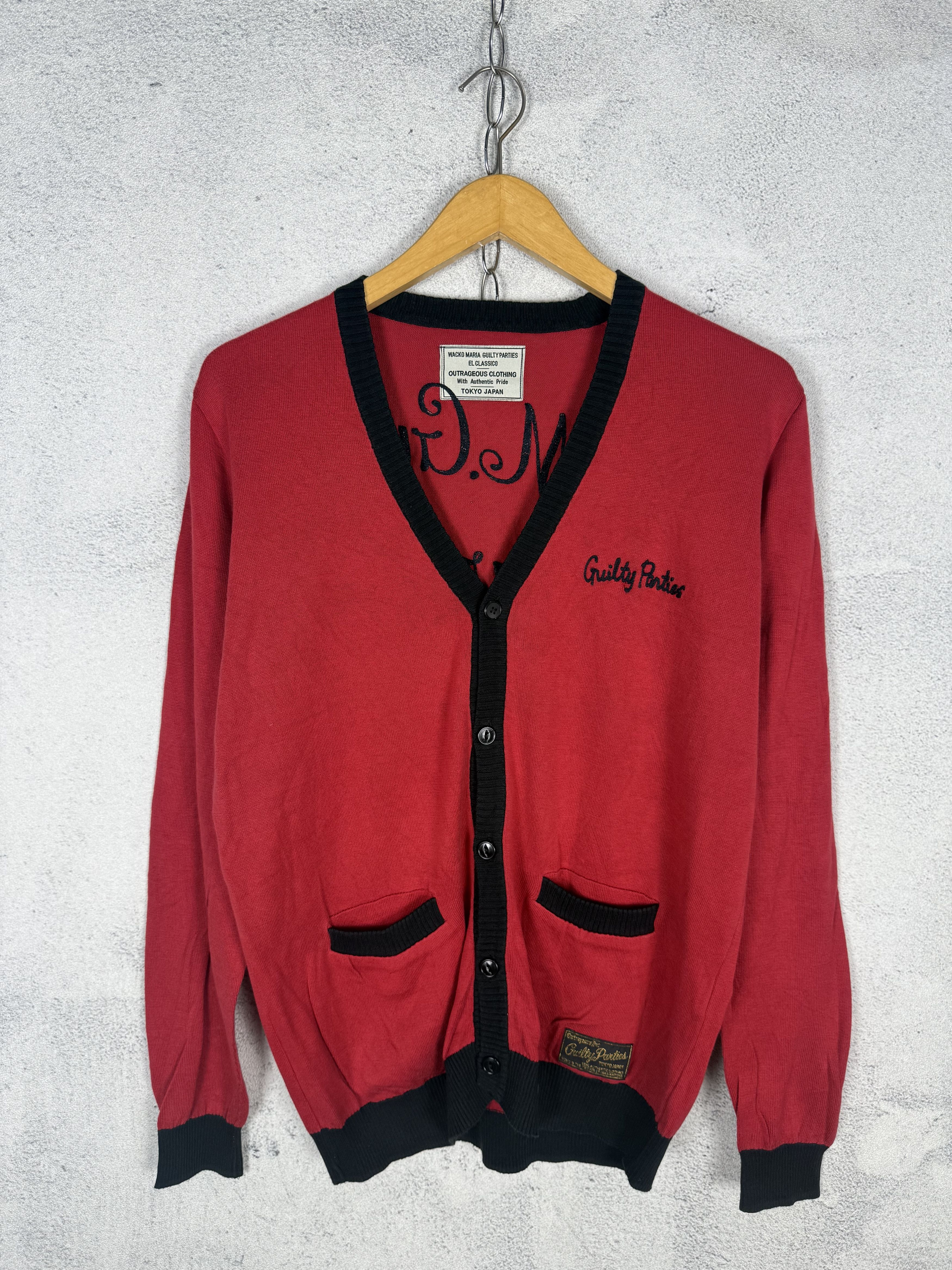 Wacko Maria Wacko Maria Guilty Parties Knit Sweater Cardigan Size US M / EU 48-50 / 2 - 7 Thumbnail