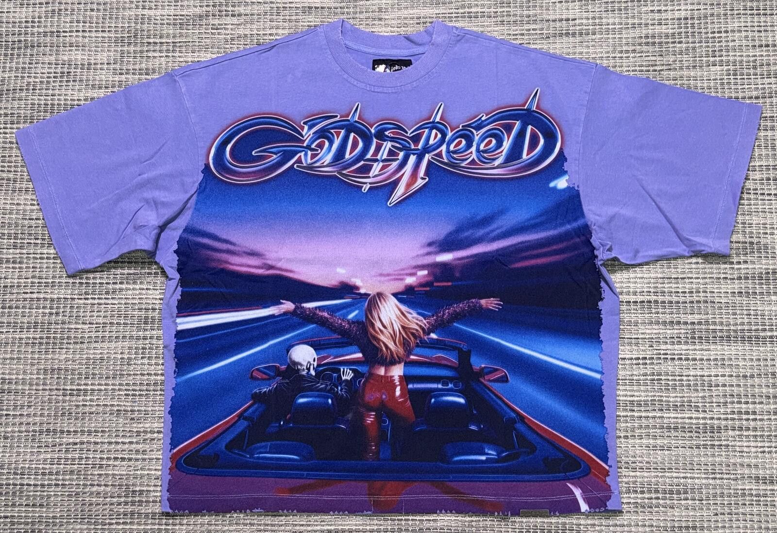 Godspeed Godspeed Purple Wash Fun Tee Size US S / EU 44-46 / 1 - 1 Thumbnail