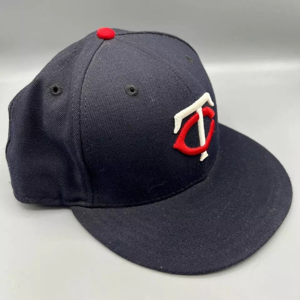 New Era Minnesota Twins Hat Men 7 1/2 59Fifty New Era Fitted Cap Size ONE SIZE - 3 Thumbnail