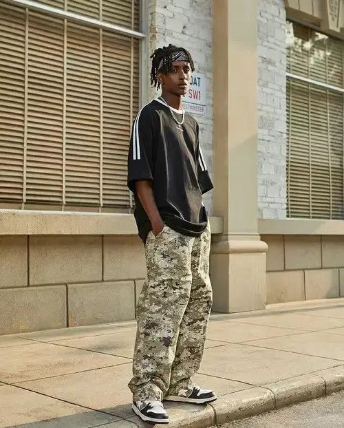 iO camo pattern y2k hiphop pants Size US 32 / EU 48 - 2 Thumbnail