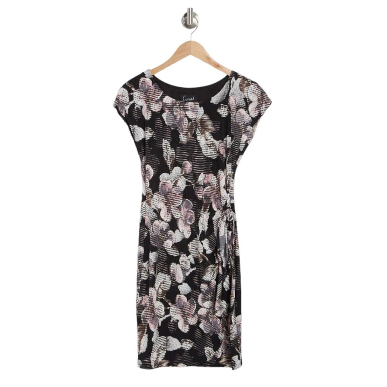 Other Connected Apparel Floral Side Tie Sheath Dress Size 12 NWT Size XL / US 12-14 / IT 48-50 - 2 Thumbnail