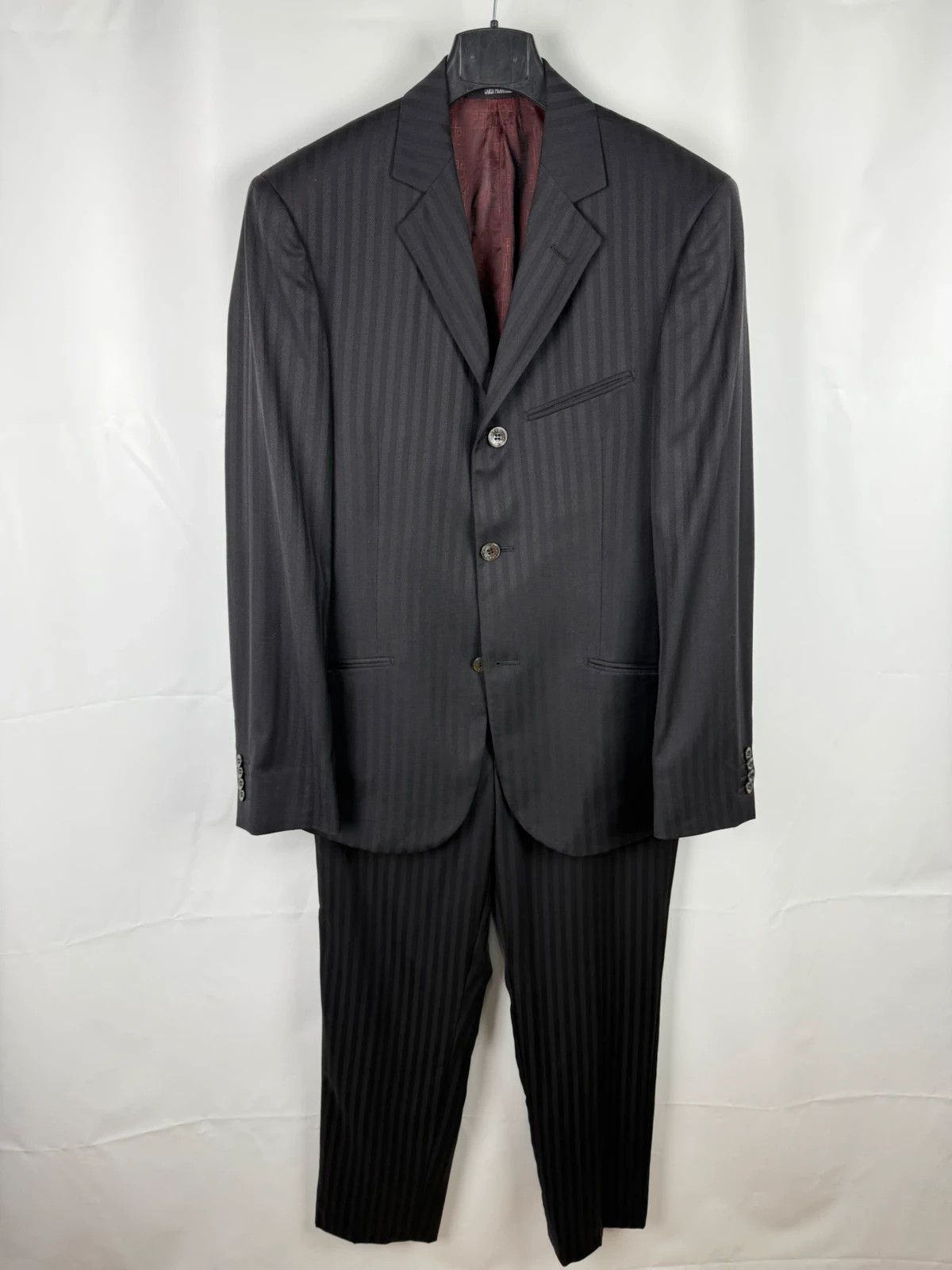 Carlo Pignatelli Carlo Pignatelli Striped Wool Suit size 46 Size 36R - 1 Thumbnail