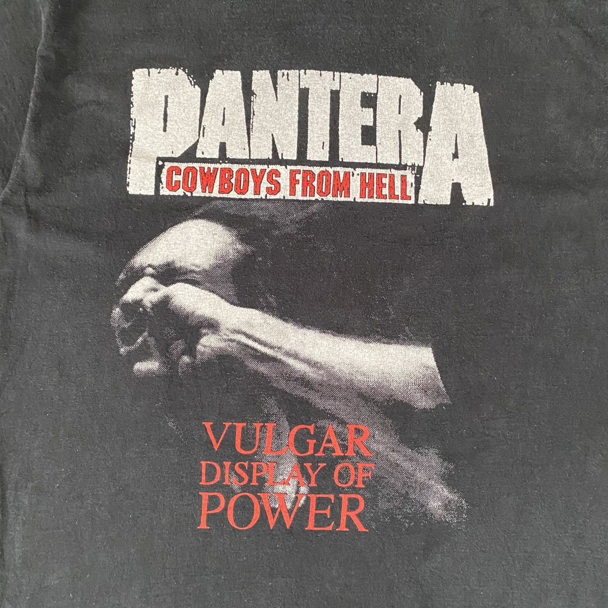 Band Tees Vintage Pantera Cowboys From Hell Album Promo Band Tee Size US XL / EU 56 / 4 - 3 Thumbnail