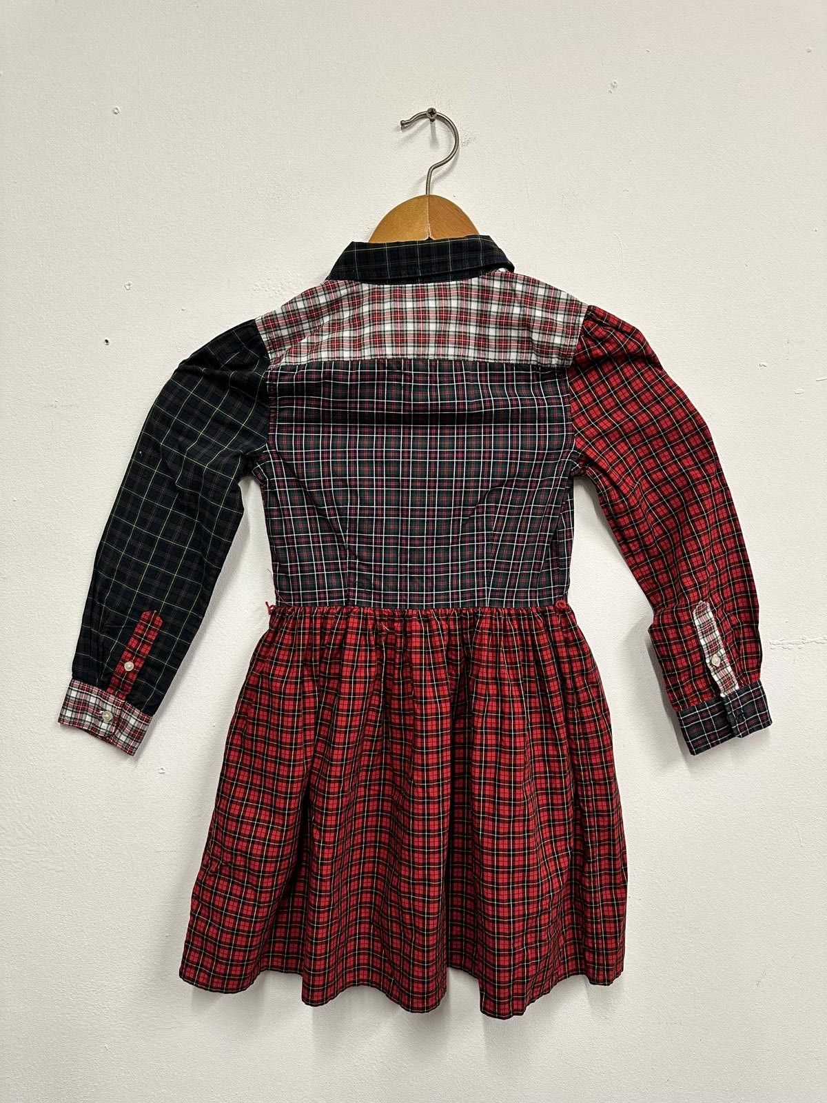 Polo Ralph Lauren Children’s Ralph Lauren Patchwork Plaid Button-Up Dress Size ONE SIZE - 2 Thumbnail