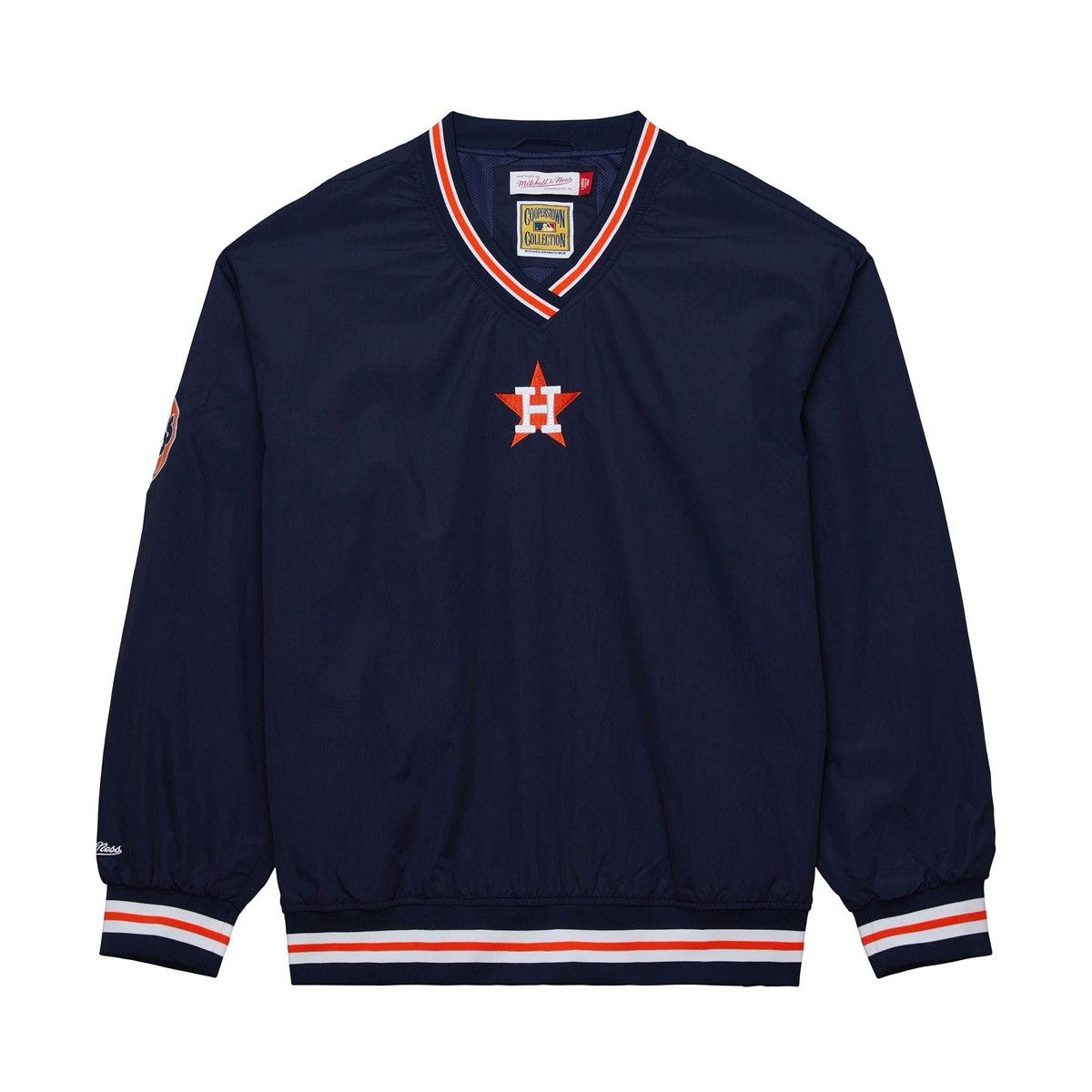 MLB × Mitchell & Ness Mitchell & Ness Classic Nylon Pullover Houston Astros Large Size US L / EU 52-54 / 3 - 1 Thumbnail