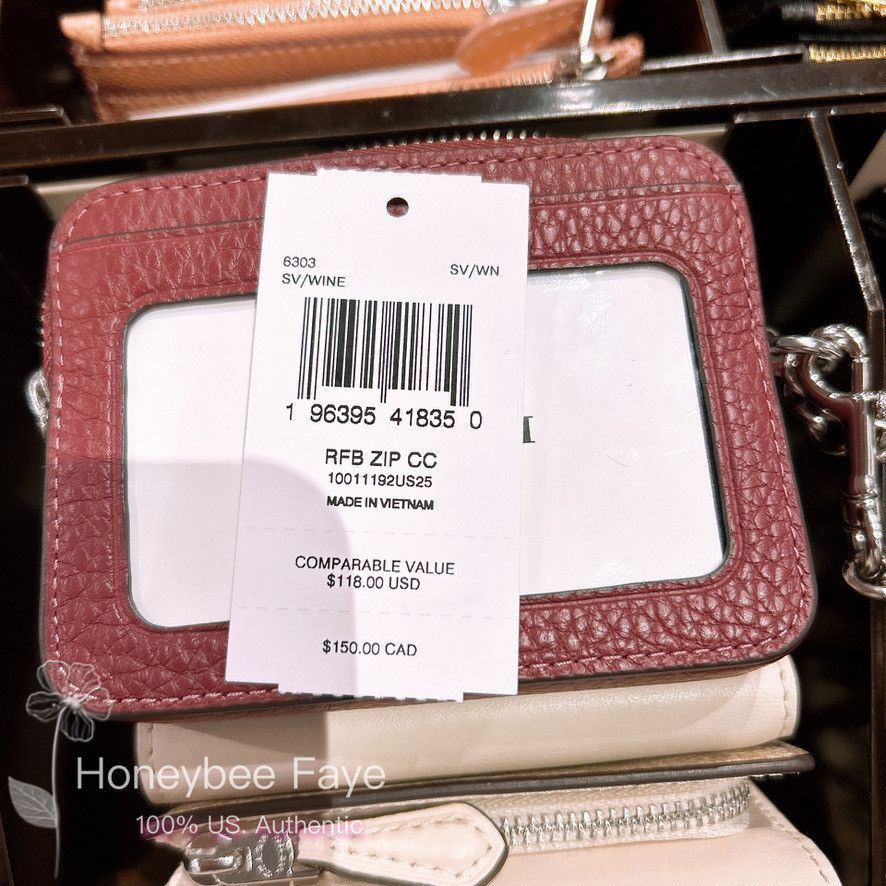 Coach Coach Zip Card Case #6303 Size ONE SIZE - 5 Thumbnail
