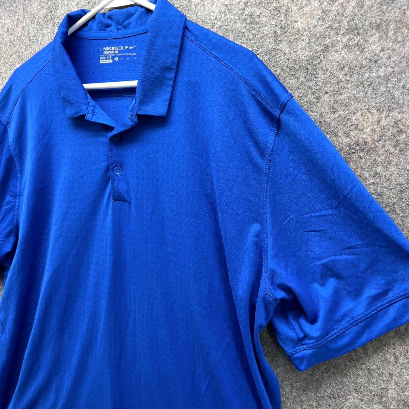 Nike VINTAGE Nike Polo Shirt Mens XL Royal Blue Golf 677387-480 Swoosh Stretch Golfer Casual Shirt Mens XL Blue Nike Golf Polo Size US XL / EU 56 / 4 - 7 Thumbnail