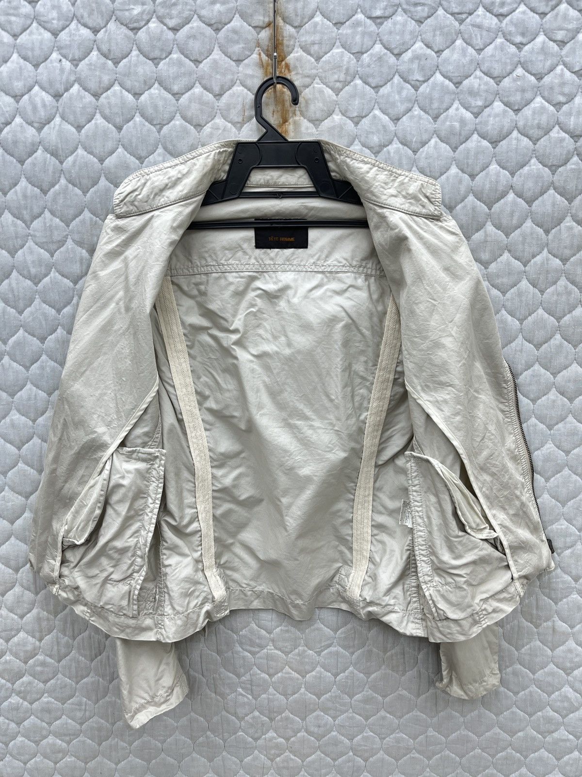 Issey Miyake 🔥🔥🔥ARCHIVE TETE HOMME ISSEY MIYAKE BIKER JACKET Size S / US 4 / IT 40 - 11 Thumbnail