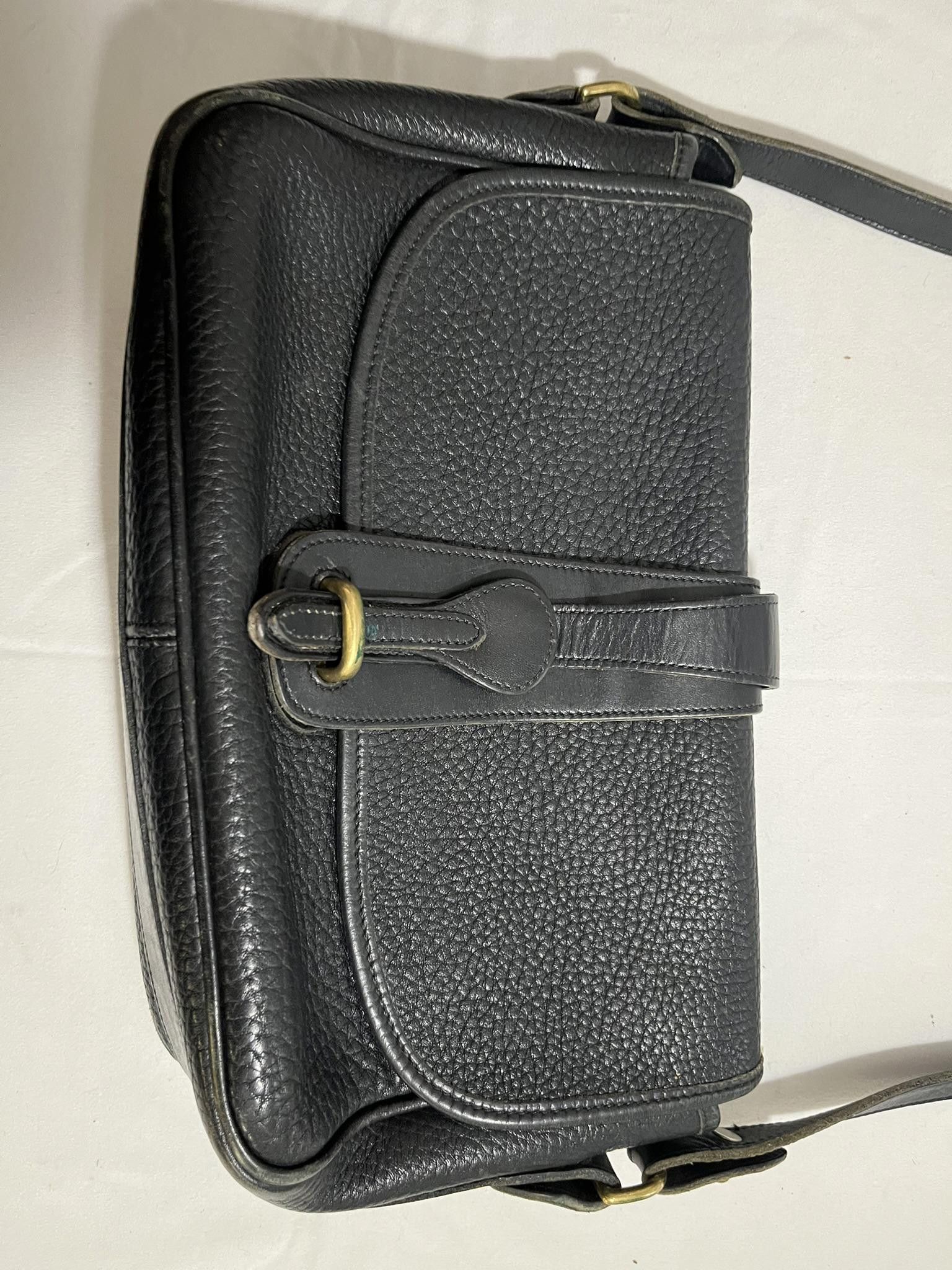Designer Donney and Bourke - Black Leather Crossbody Bag - Vintage Size ONE SIZE - 3 Thumbnail
