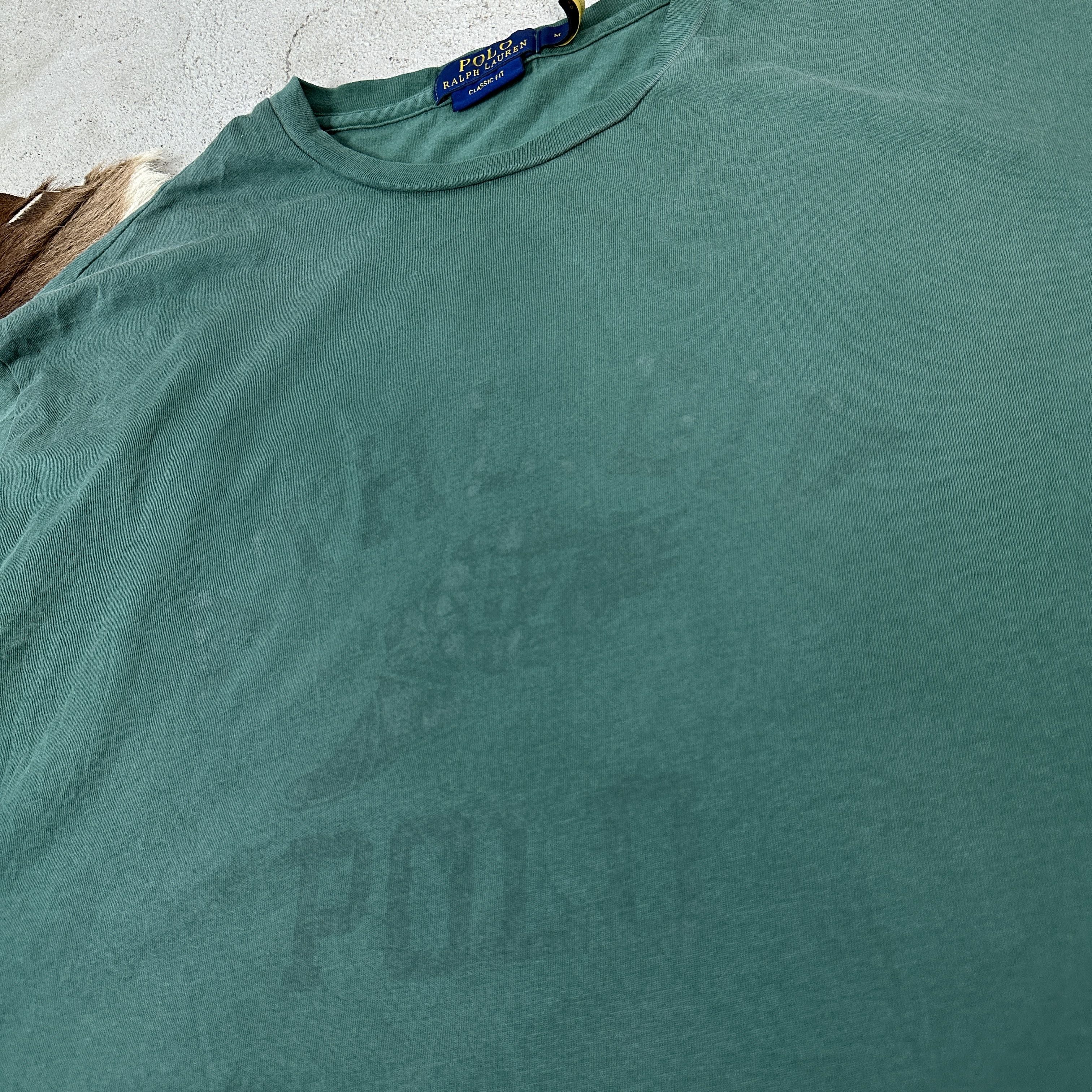 Polo Ralph Lauren × Vintage Polo Ralph Lauren Washed 90s Inspired T-shirt Size US M / EU 48-50 / 2 - 2 Thumbnail