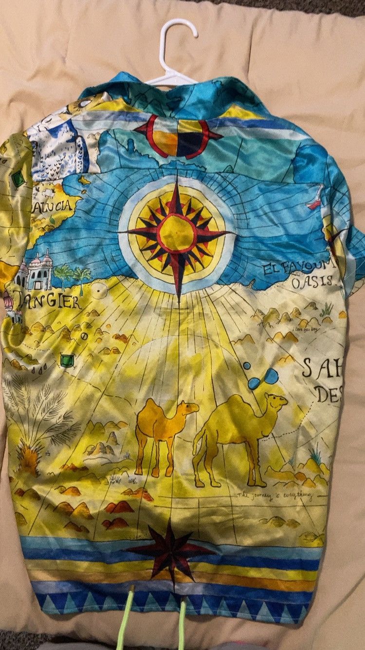 Other Santiago by Russ "The Journey" Map Satin Button-Up Size US M / EU 48-50 / 2 - 5 Thumbnail