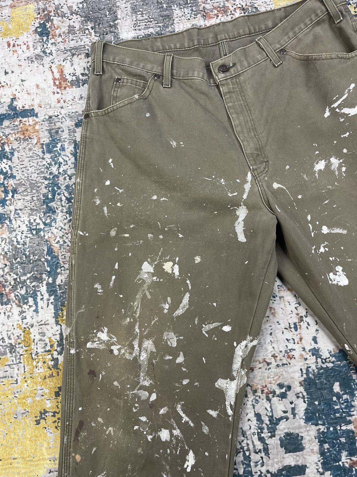 Dickies Vintage Dickies Painted Carpenter Worker Pants Size US 36 / EU 52 - 11 Thumbnail