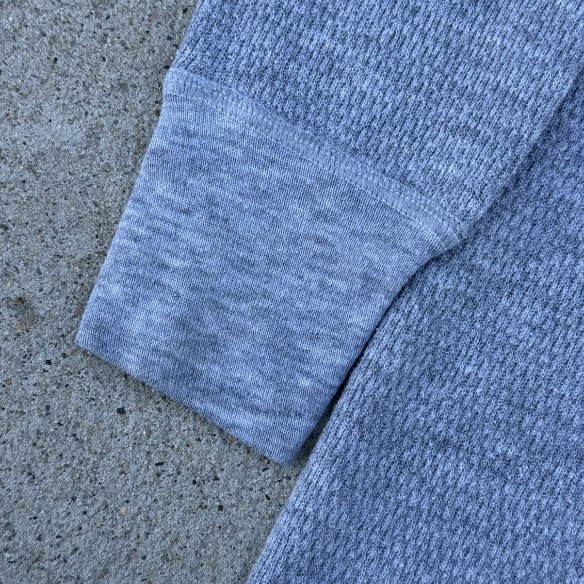 Hanes Vintage 1970s Hanes Thermal Waffle Long Sleeve T-Shirt Gray Size US M / EU 48-50 / 2 - 7 Thumbnail