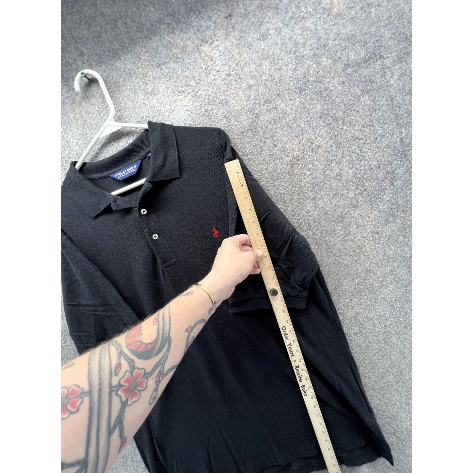 Polo Ralph Lauren Polo Ralph Lauren Polo Shirt Mens XL Black Pony Logo Golf Vintage 2000s Polo Shirt Size US XL / EU 56 / 4 - 4 Thumbnail