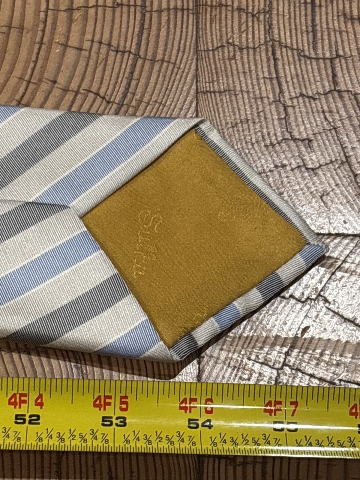 Sulka Sulka Archival Vintage Blue Stripe Silk Tie Size ONE SIZE - 4 Thumbnail