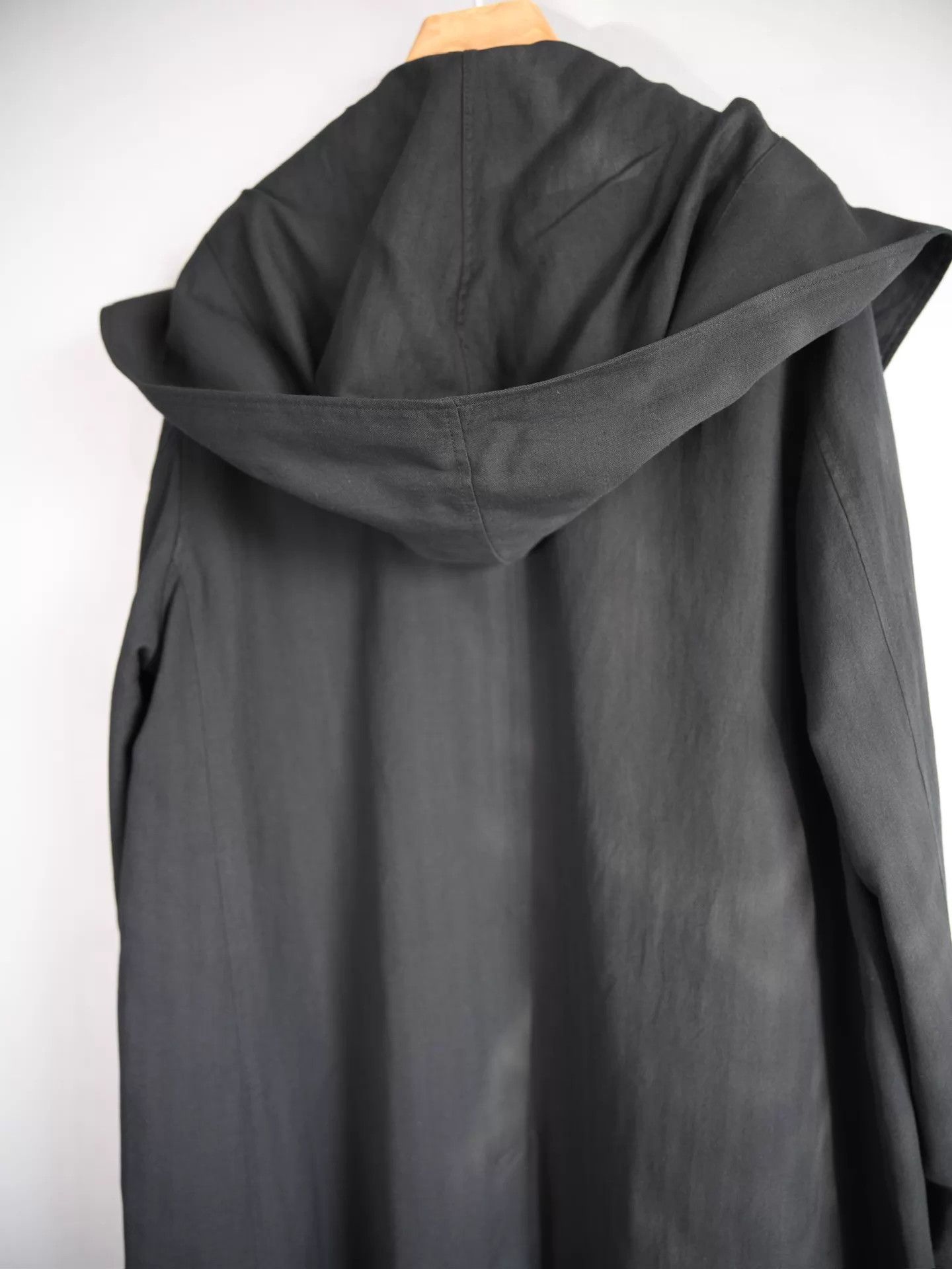 Yohji Yamamoto Yohji Yamamoto 14AW Hood Wiz Hat Buckleless Coat Size US L / EU 52-54 / 3 - 5 Thumbnail
