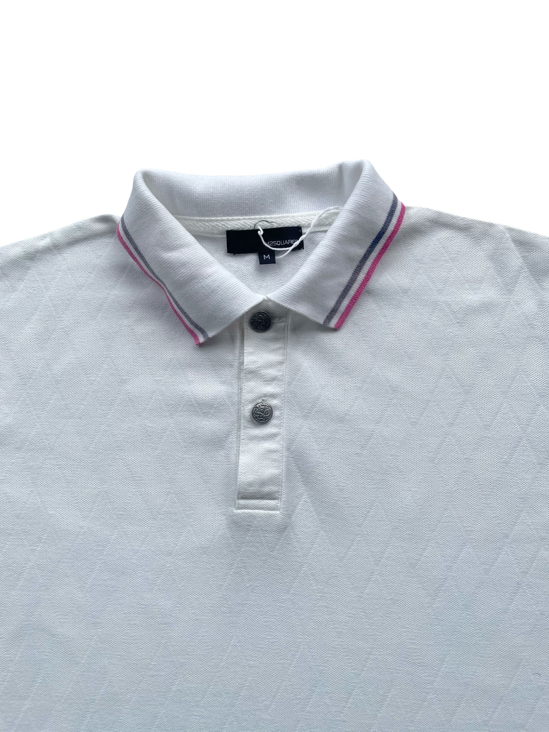 Dsquared2 M2squared Diamond Design Twin Trapped Polo Size US M / EU 48-50 / 2 - 2 Thumbnail