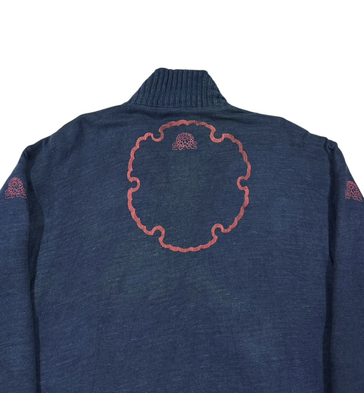 45rpm × Japanese Brand × Vintage Vtg🔥Chikiriya Artist Tatoo Design Artwork Indigo Sweater Size US M / EU 48-50 / 2 - 13 Thumbnail