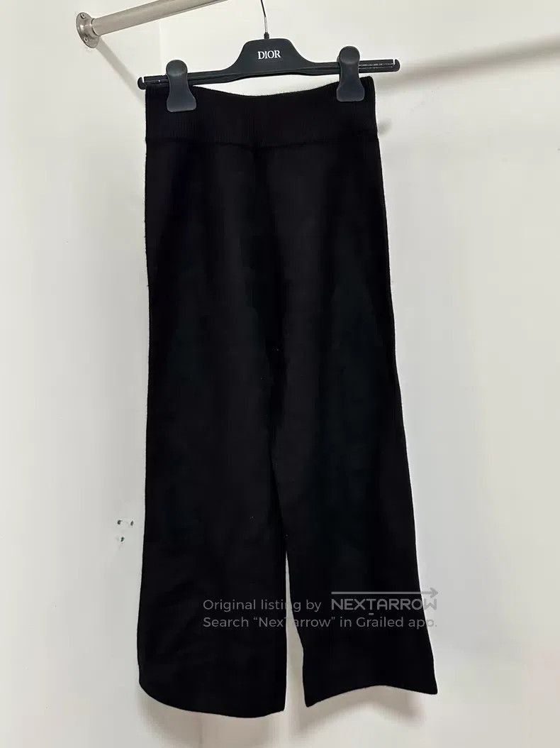Hermes Hermes Black cashmere pants Size 24" / US 00 / IT 34 - 2 Thumbnail