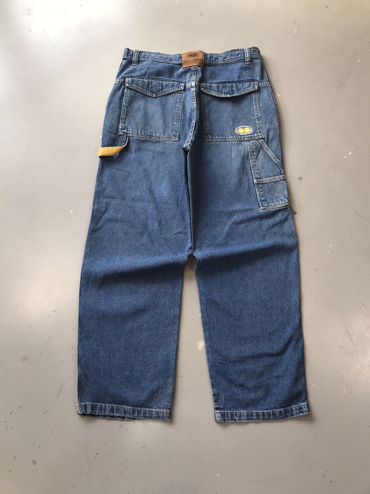 JNCO × Vintage × Wu-Tang Clan Vintage Wu wear multiple pockets loose fit cargo denim Size US 35 - 8 Thumbnail