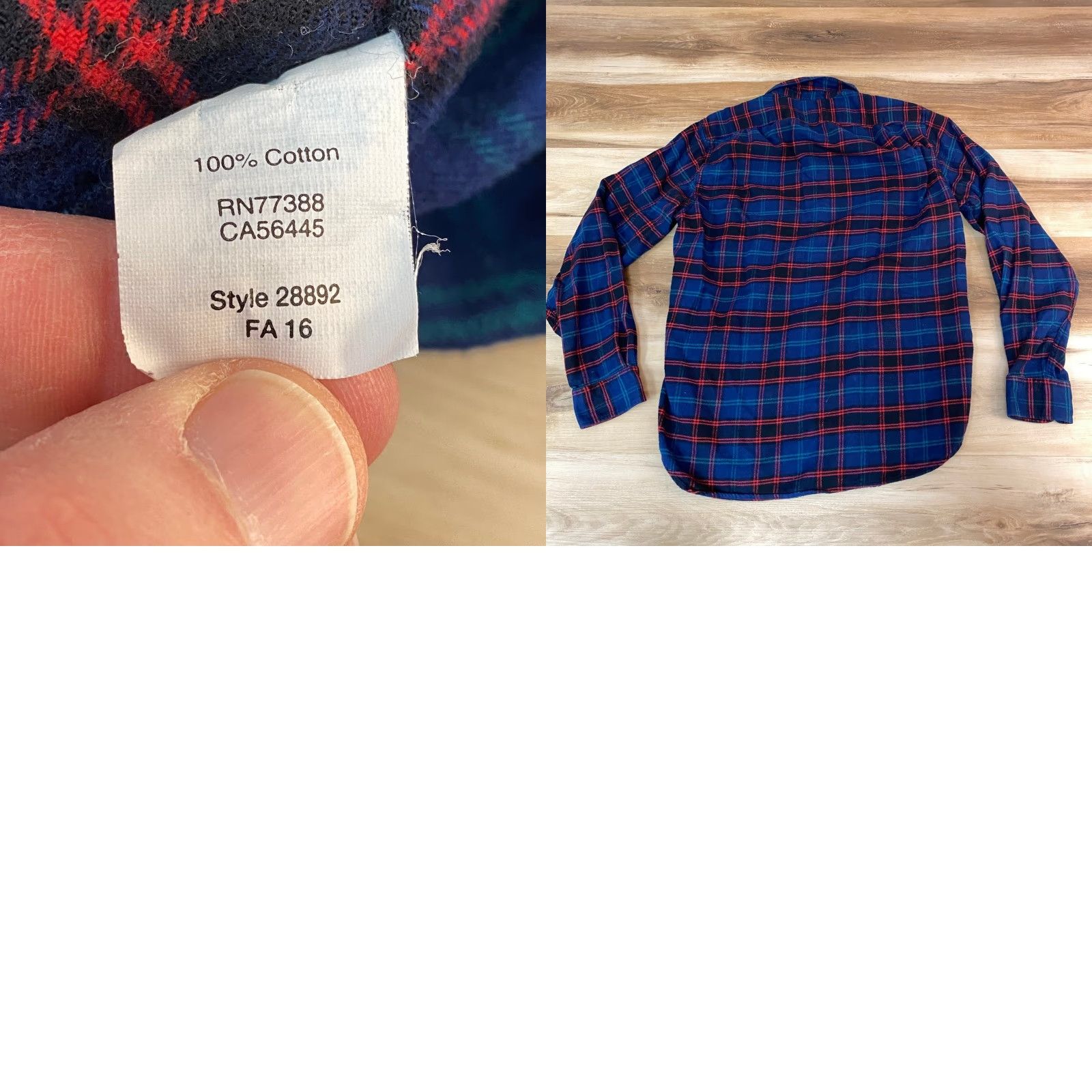J.Crew J.Crew Shirt Mens Small Plaid Button Up Flannel Long Sleeve Blue Red Green Size US S / EU 44-46 / 1 - 8 Thumbnail