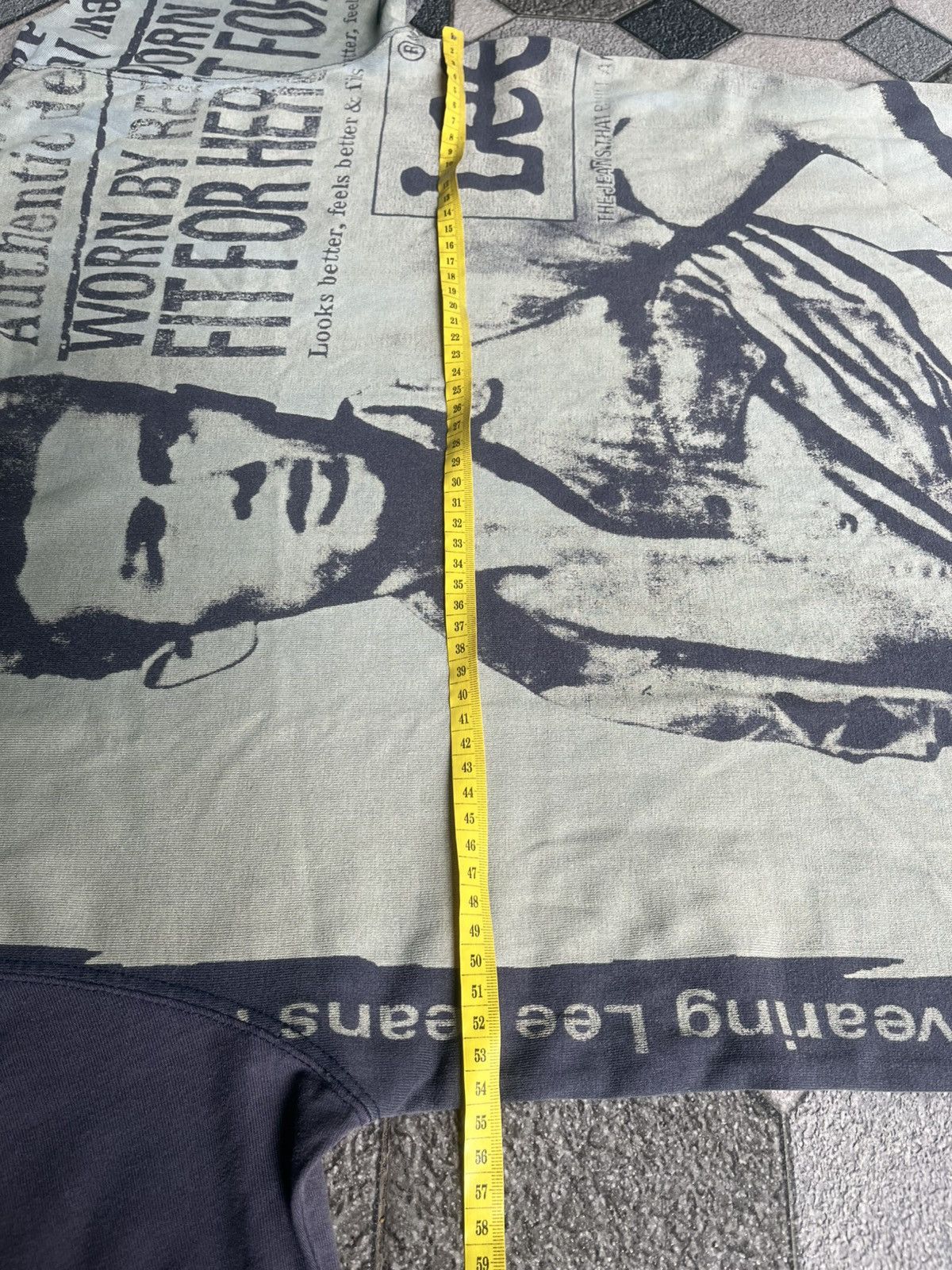 Vintage VINTAGE 90s JAMES DEAN x LEE JEANS ALL-OVER PRINT (AOP) Size US L / EU 52-54 / 3 - 12 Thumbnail